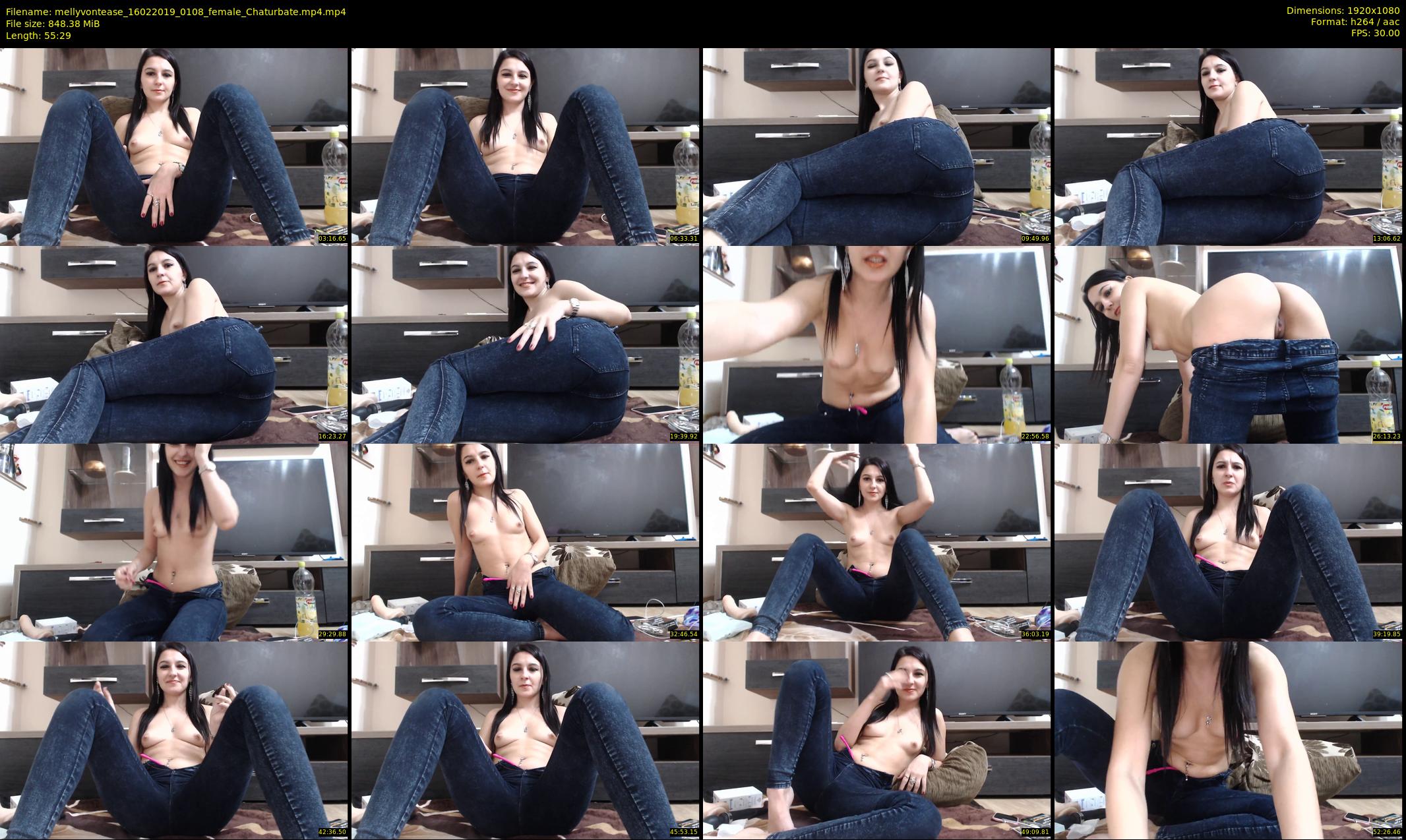 mellyvontease — 56 minute Chaturbate female cam show recording, 1080p, Feb 16, 2019