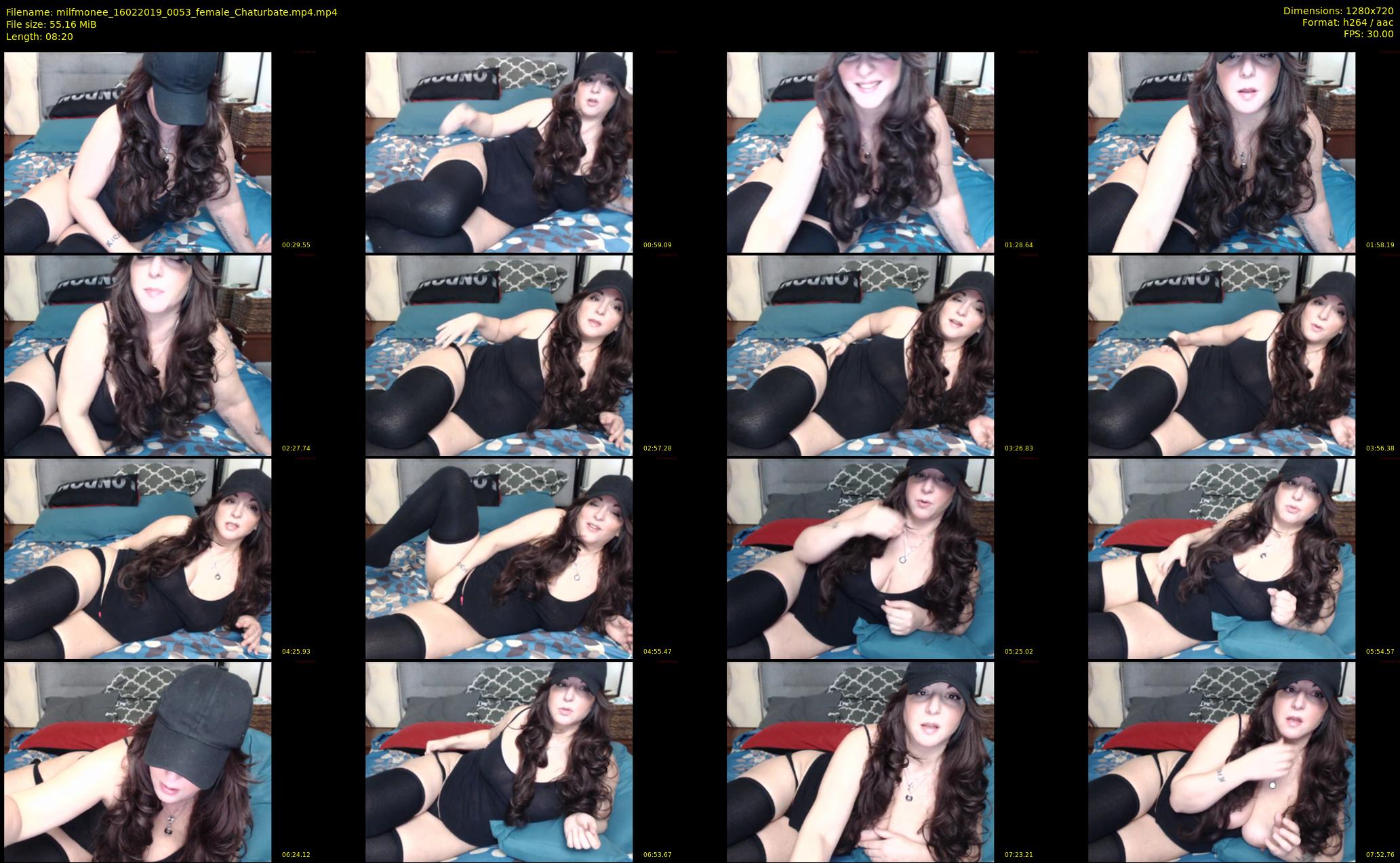 milfmonee — 9 minute Chaturbate female cam show recording, 720p, Feb 16, 2019