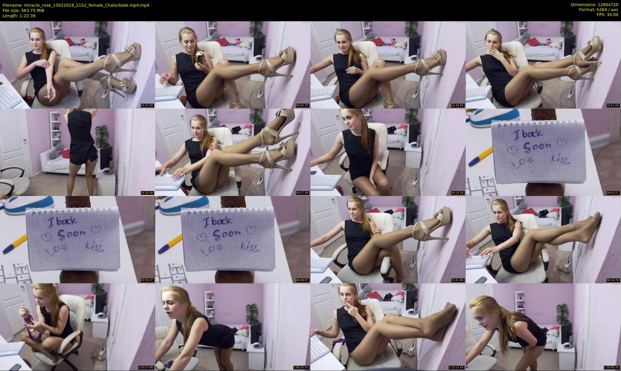 miracle_rose — 83 minute Chaturbate female cam show recording, 720p, Feb 15, 2019