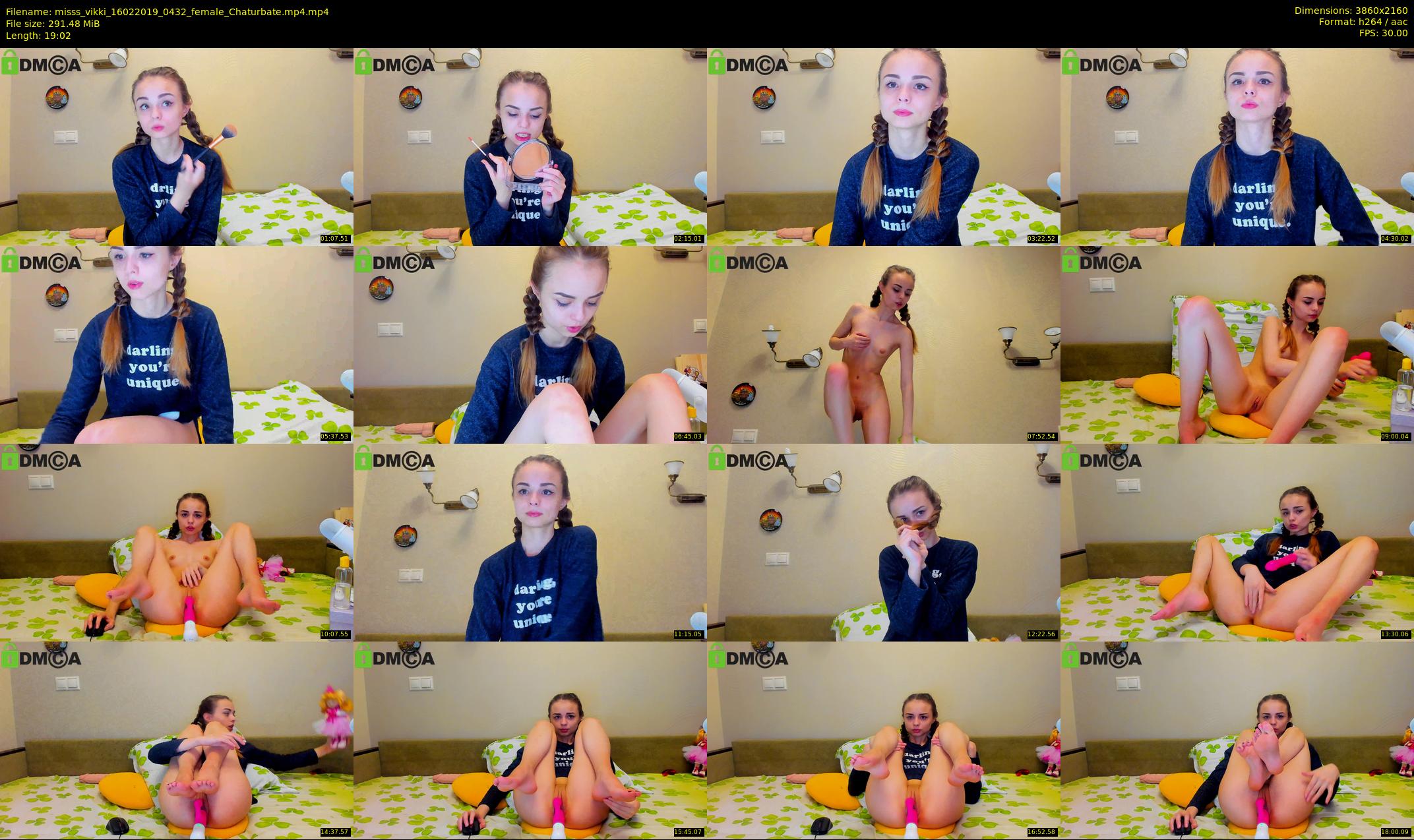 misss_vikki — 20 minute Chaturbate female cam show recording, 4K, Feb 16, 2019