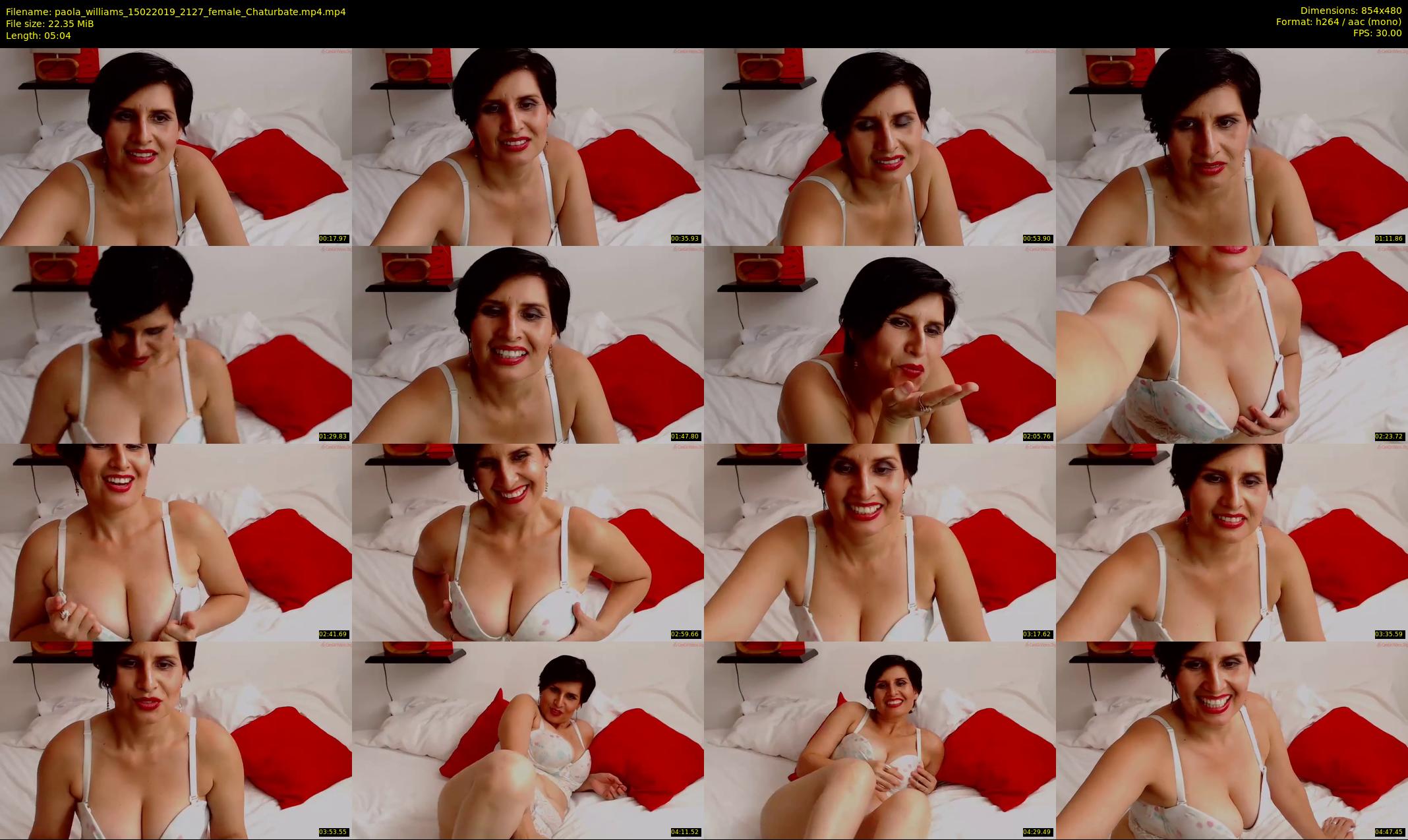 paola_williams — 6 minute Chaturbate female cam show recording, 480p, Feb 15, 2019