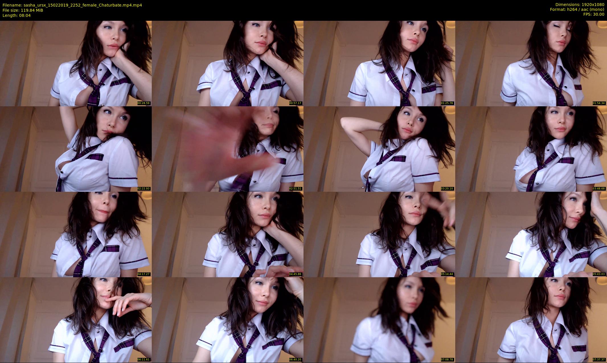 sasha_ursx — 9 minute Chaturbate female cam show recording, 1080p, Feb 15, 2019