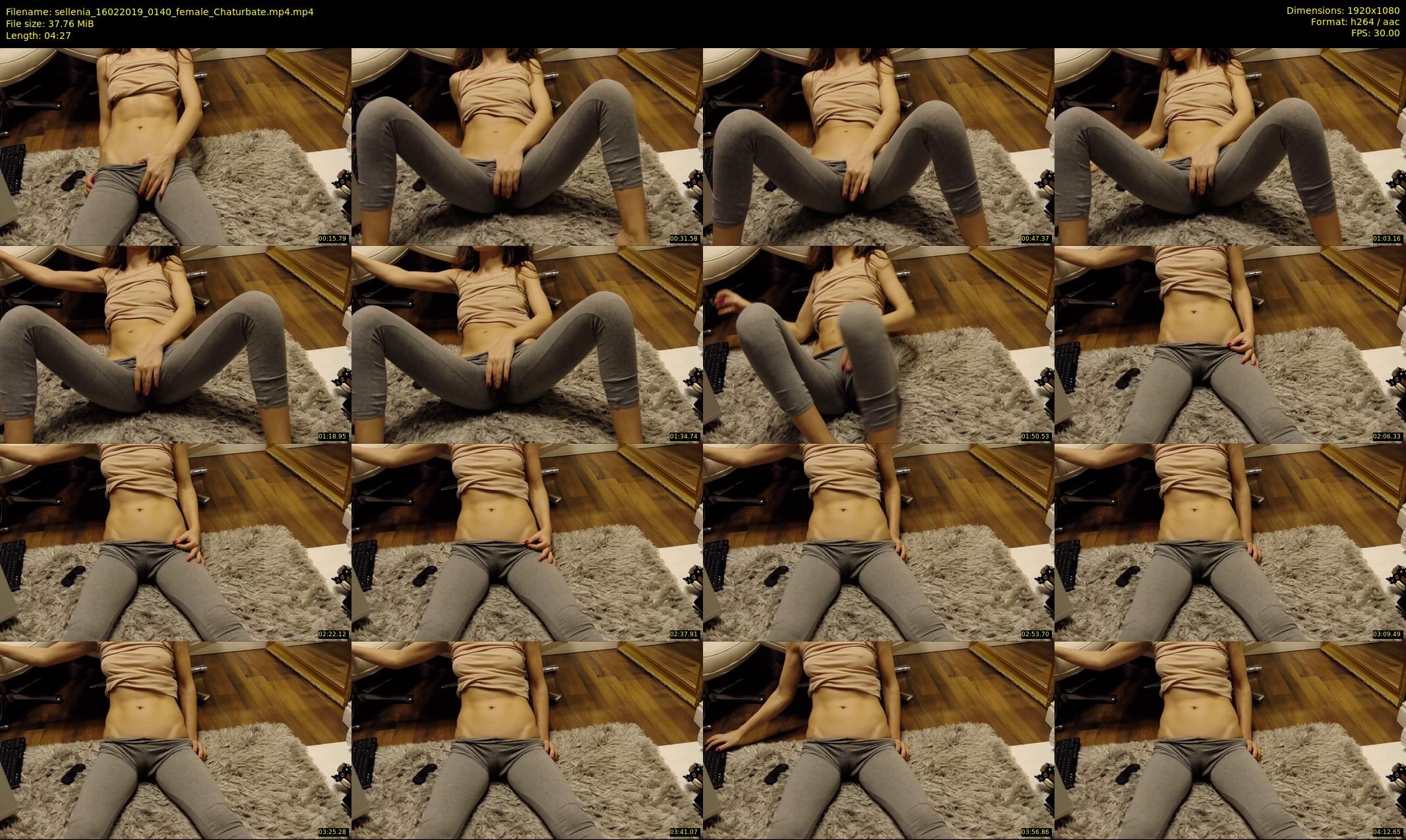 sellenia — 5 minute Chaturbate female cam show recording, 1080p, Feb 16, 2019