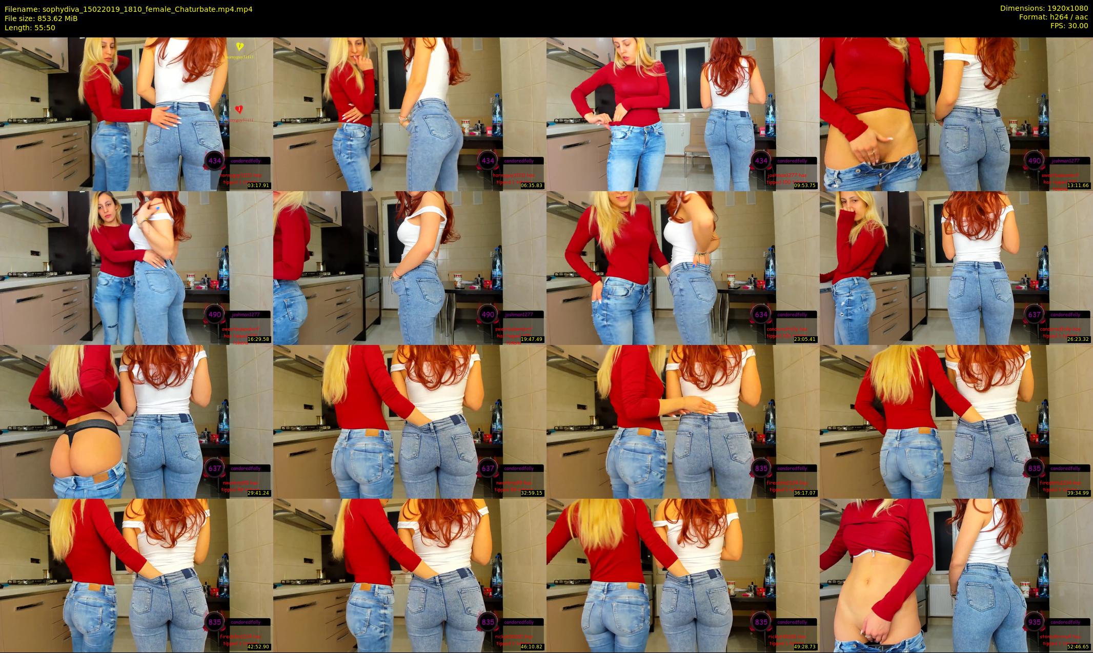 sophydiva — 56 minute Chaturbate female cam show recording, 1080p, Feb 15, 2019