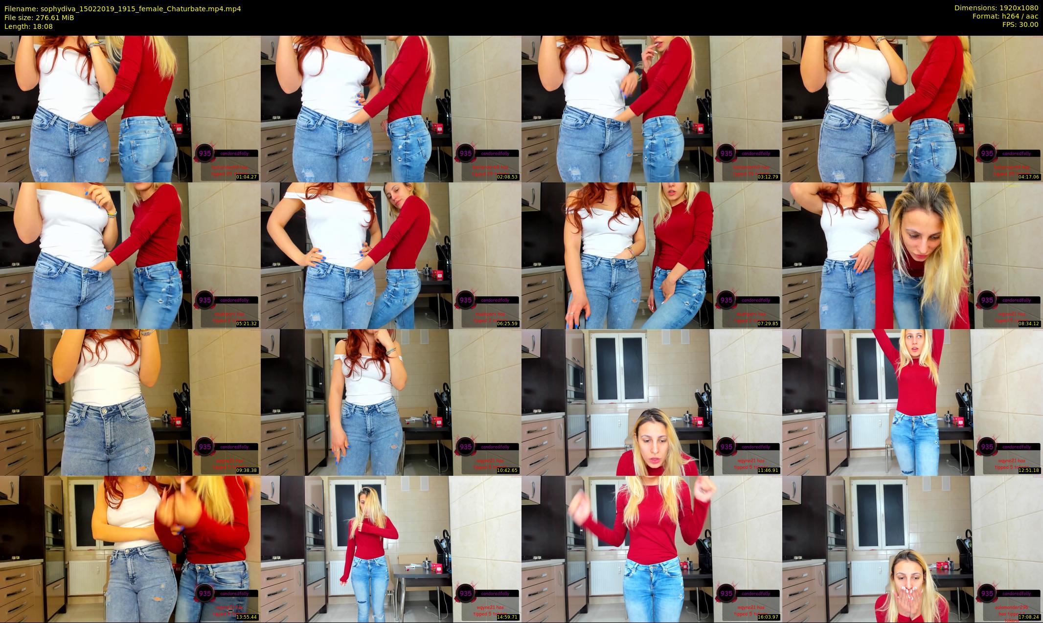 sophydiva — 19 minute Chaturbate female cam show recording, 1080p, Feb 15, 2019