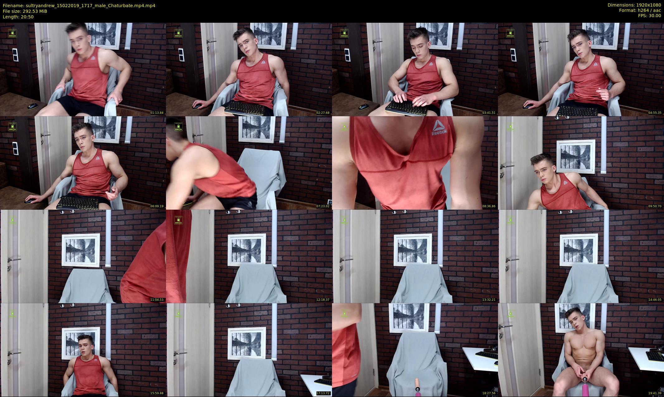 sultryandrew — 21 minute Chaturbate male cam show recording, 1080p, Feb 15, 2019