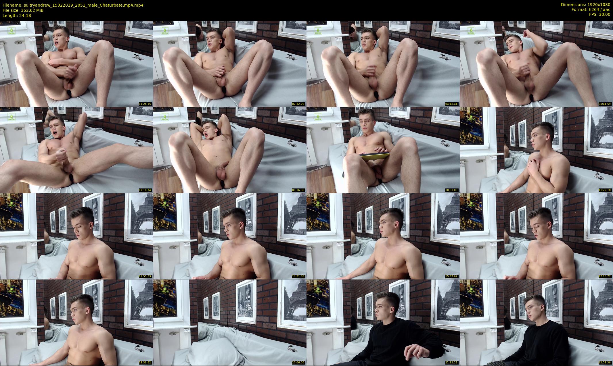 sultryandrew — 25 minute Chaturbate male cam show recording, 1080p, Feb 15, 2019