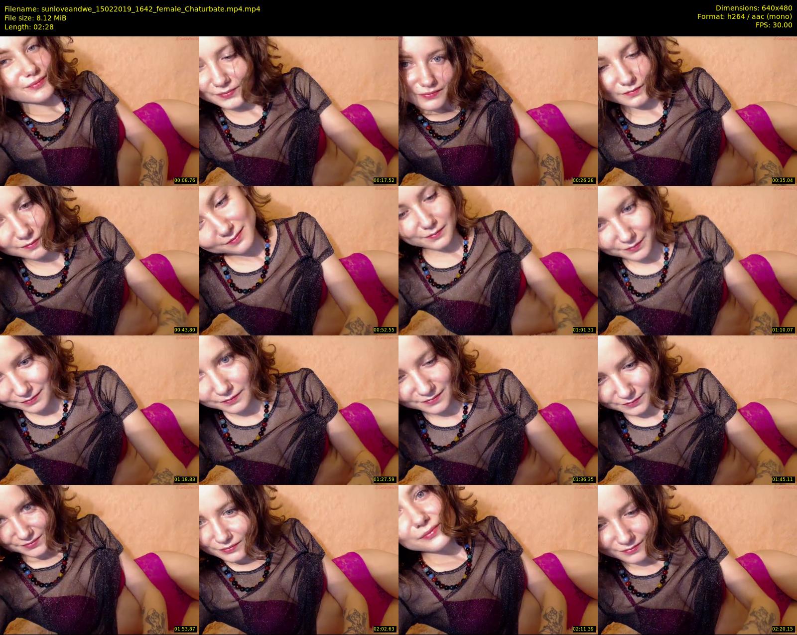 sunloveandwe — 3 minute Chaturbate female cam show recording, 480p, Feb 15, 2019