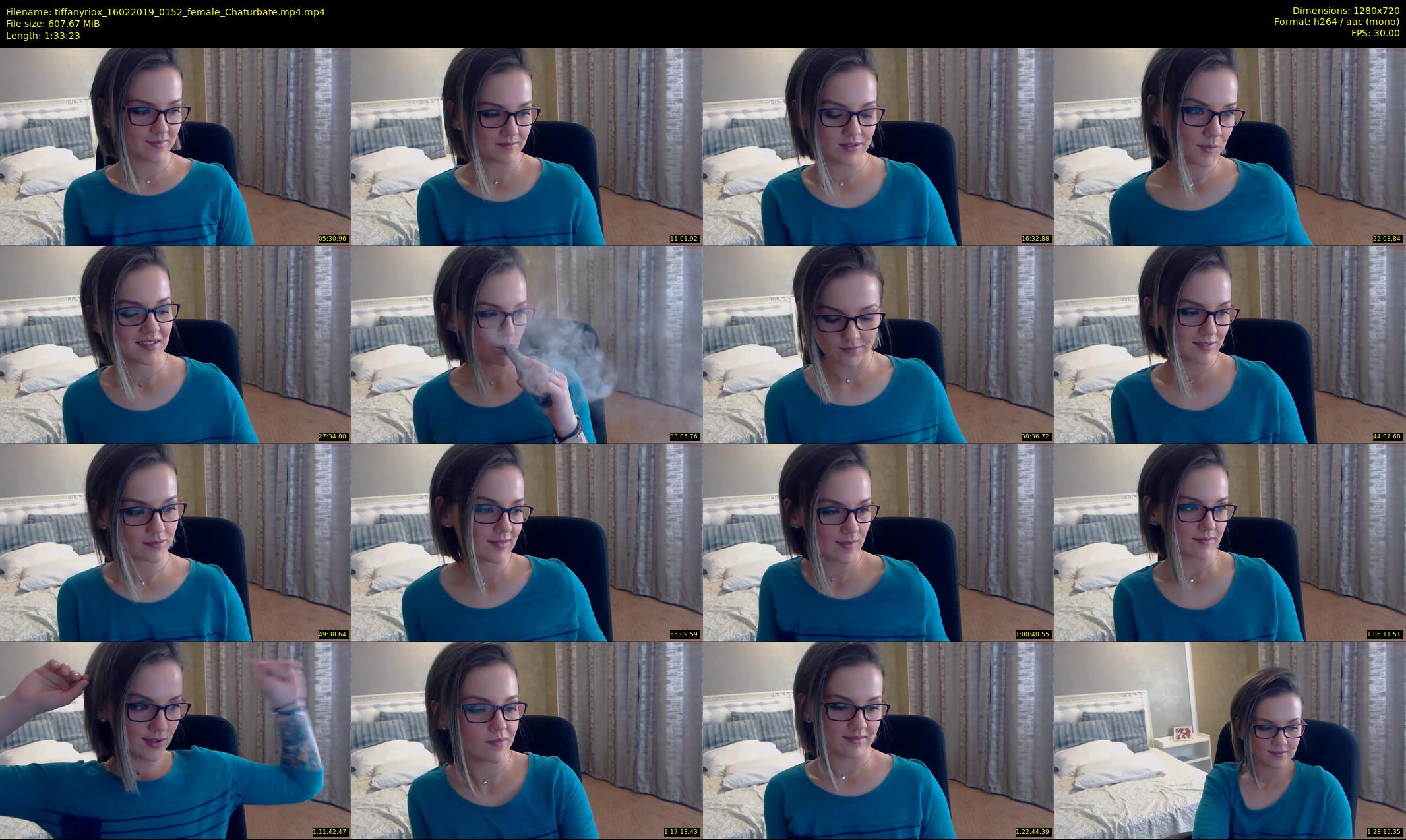 tiffanyriox — 94 minute Chaturbate female cam show recording, 720p, Feb 16, 2019