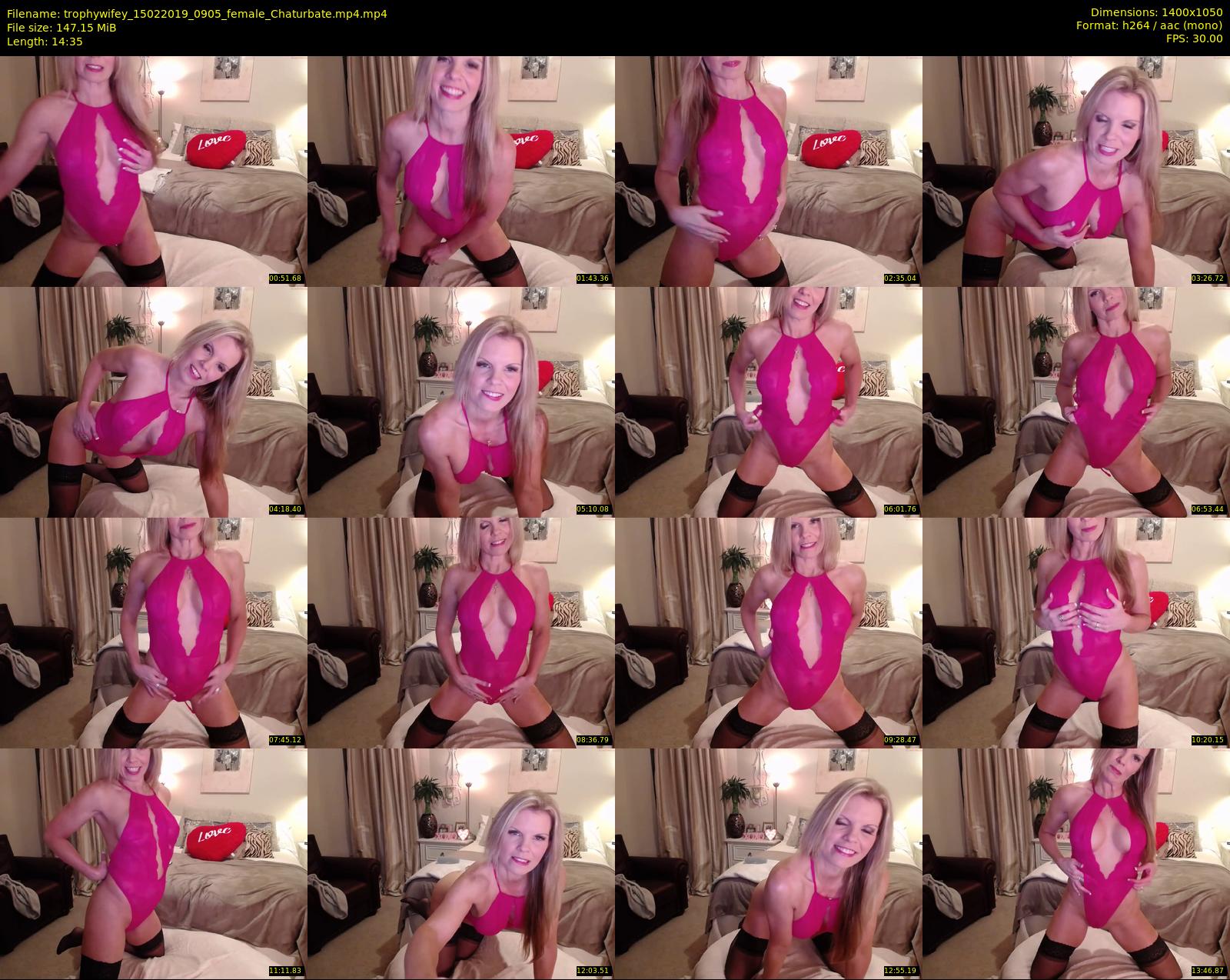 trophywifey — 15 minute Chaturbate female cam show recording, 720p, Feb 15, 2019