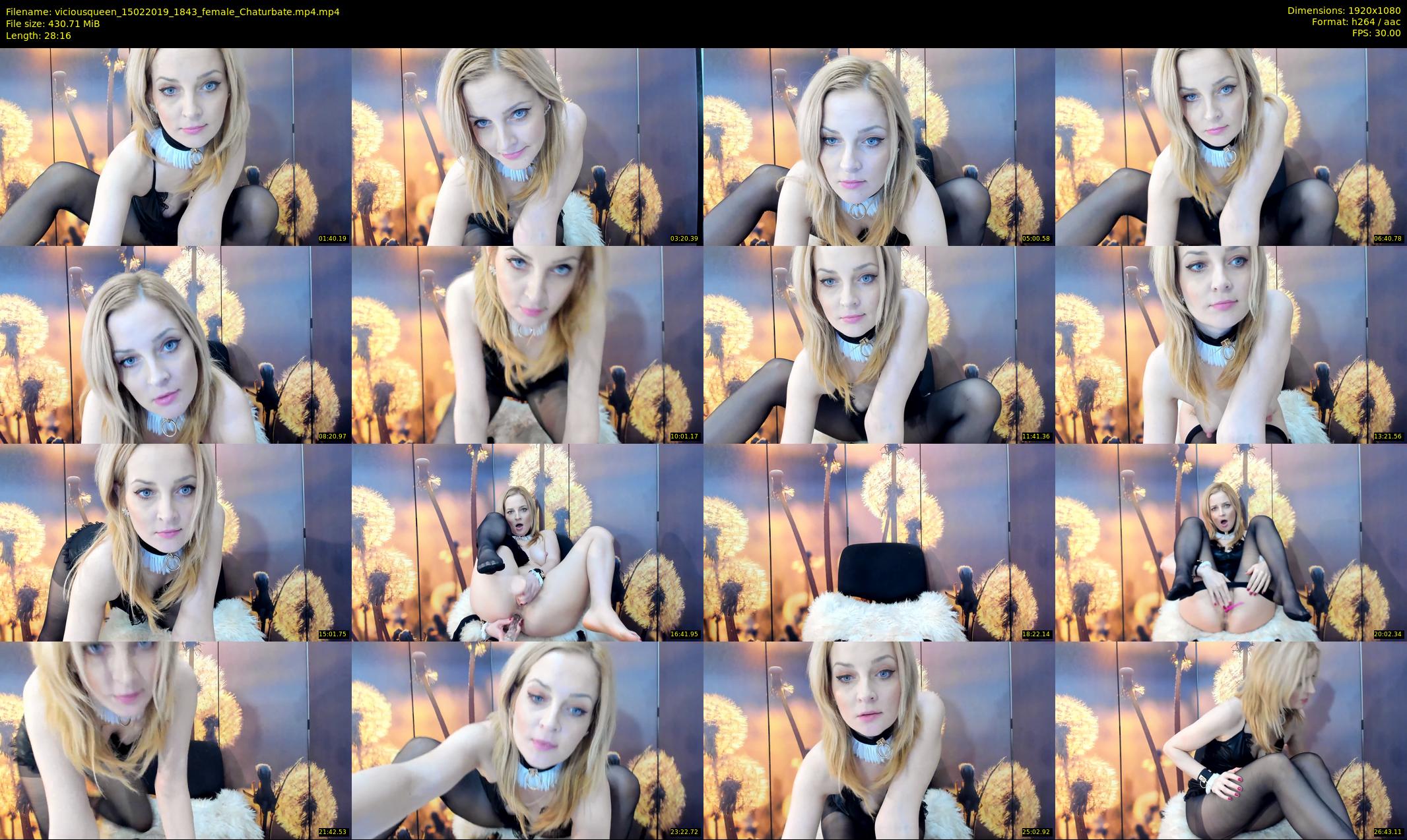 viciousqueen — 29 minute Chaturbate female cam show recording, 1080p, Feb 15, 2019