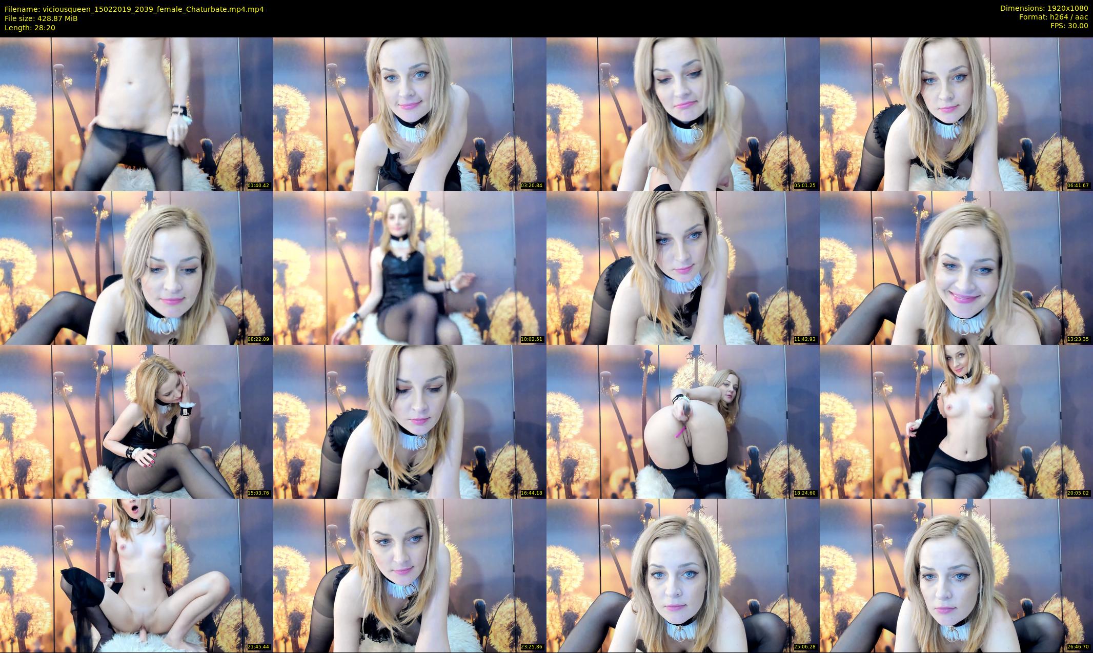 viciousqueen — 29 minute Chaturbate female cam show recording, 1080p, Feb 15, 2019