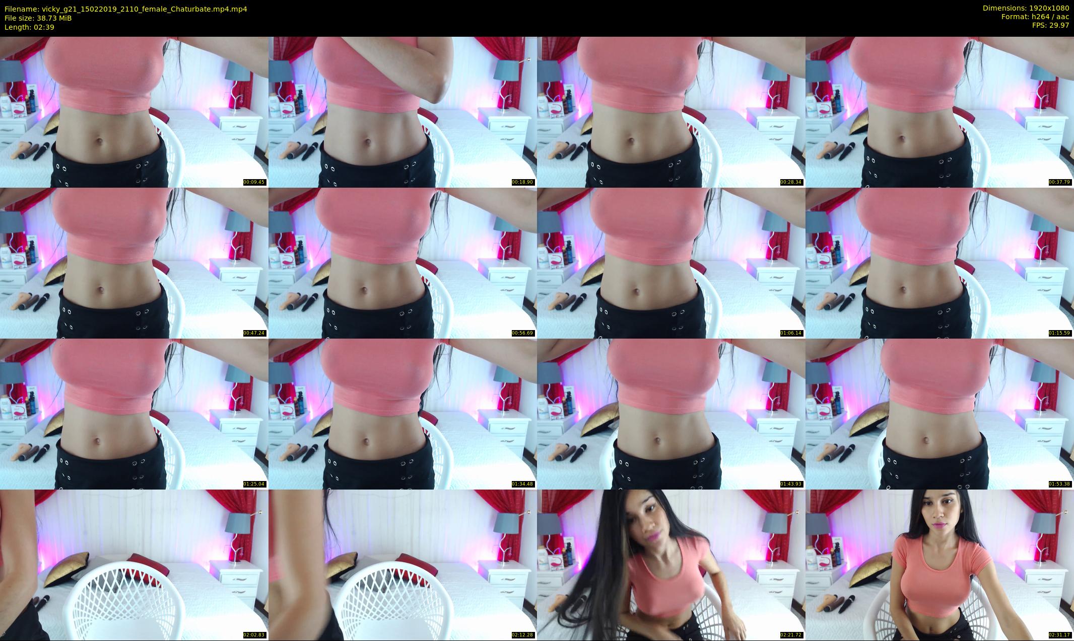vicky_g21 — 3 minute Chaturbate female cam show recording, 1080p, Feb 15, 2019