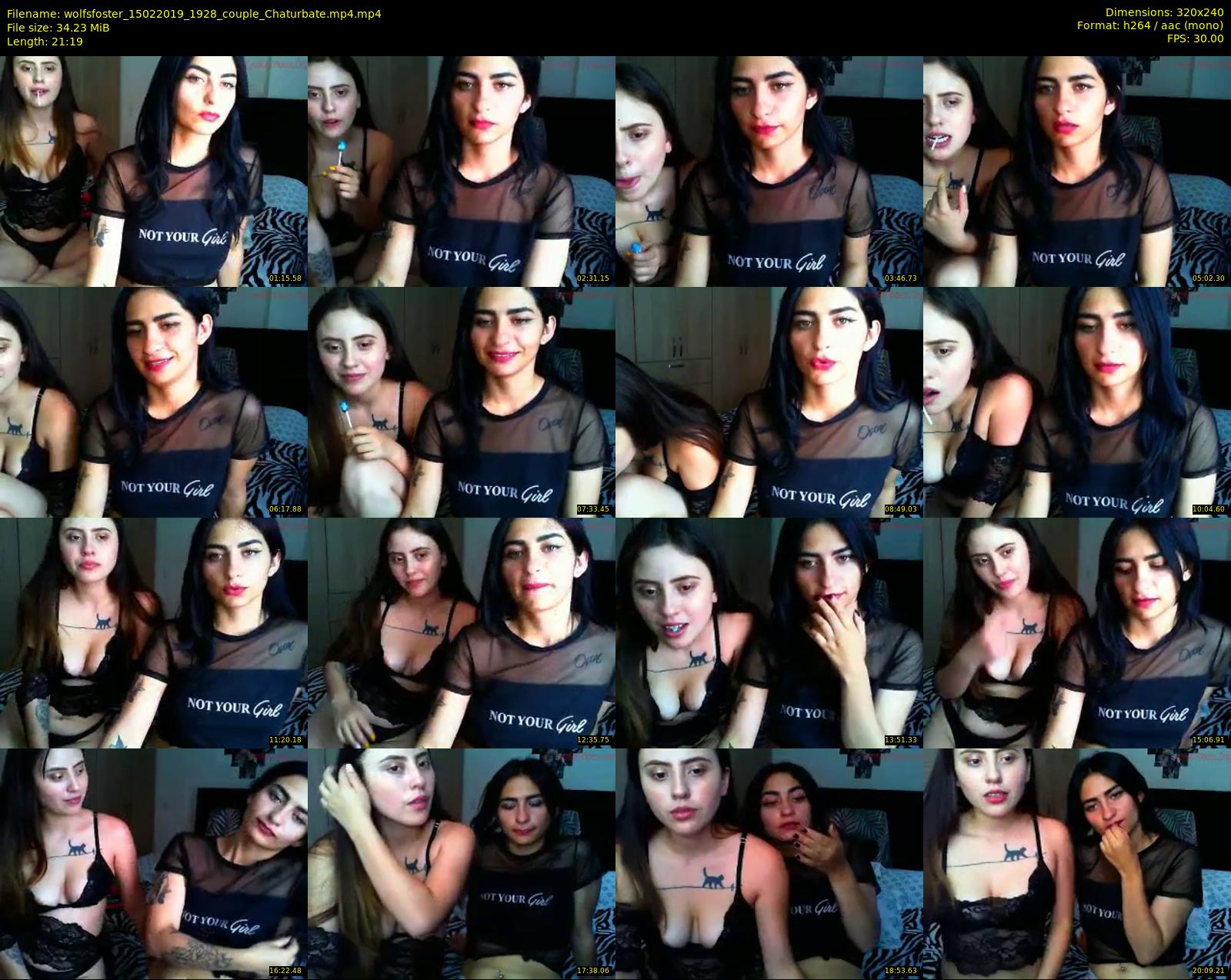 wolfsfoster — 22 minute Chaturbate couple cam show recording, SD, Feb 15, 2019