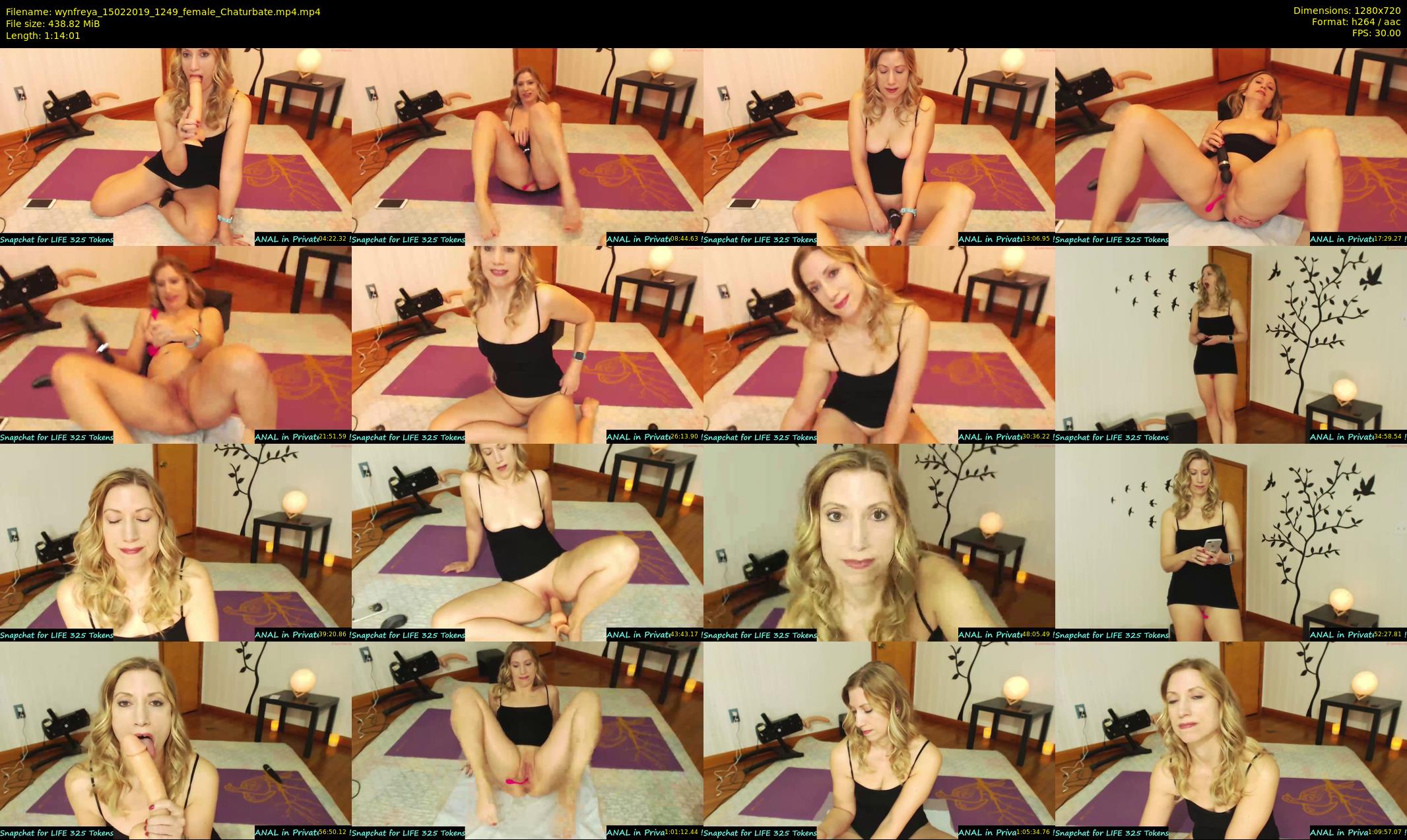 wynfreya — 75 minute Chaturbate female cam show recording, 720p, Feb 15, 2019