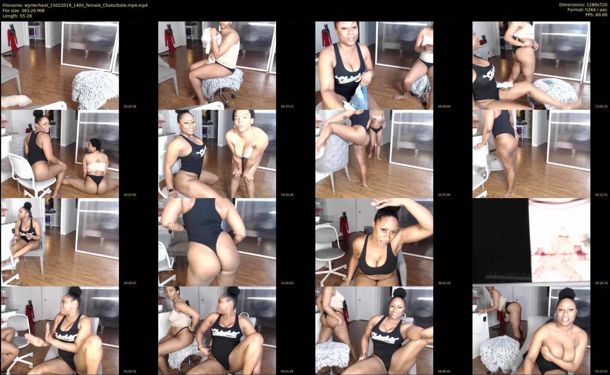 wynterheat — 56 minute Chaturbate female cam show recording, 720p, Feb 15, 2019