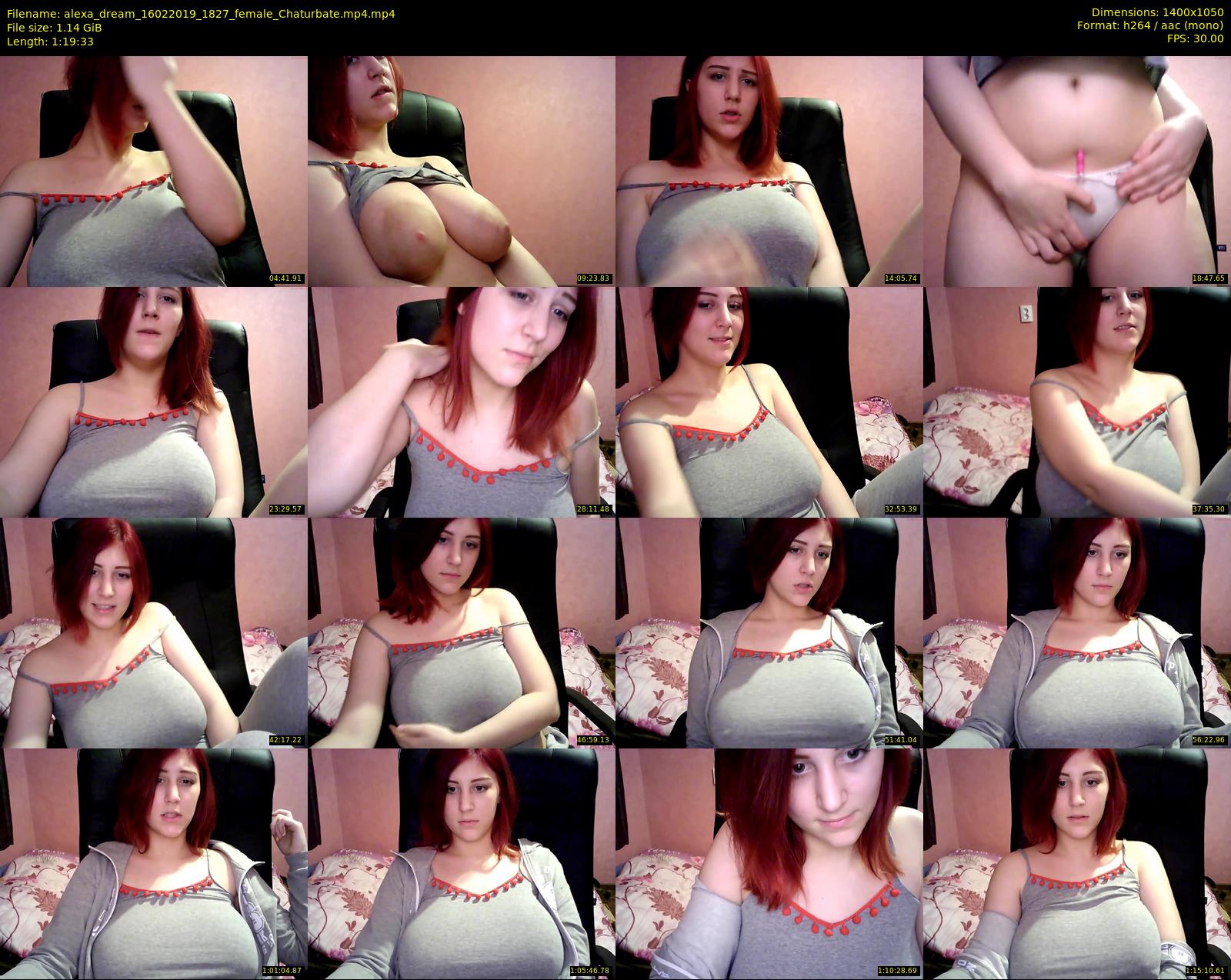alexa_dream — 80 minute Chaturbate female cam show recording, 720p, Feb 16, 2019