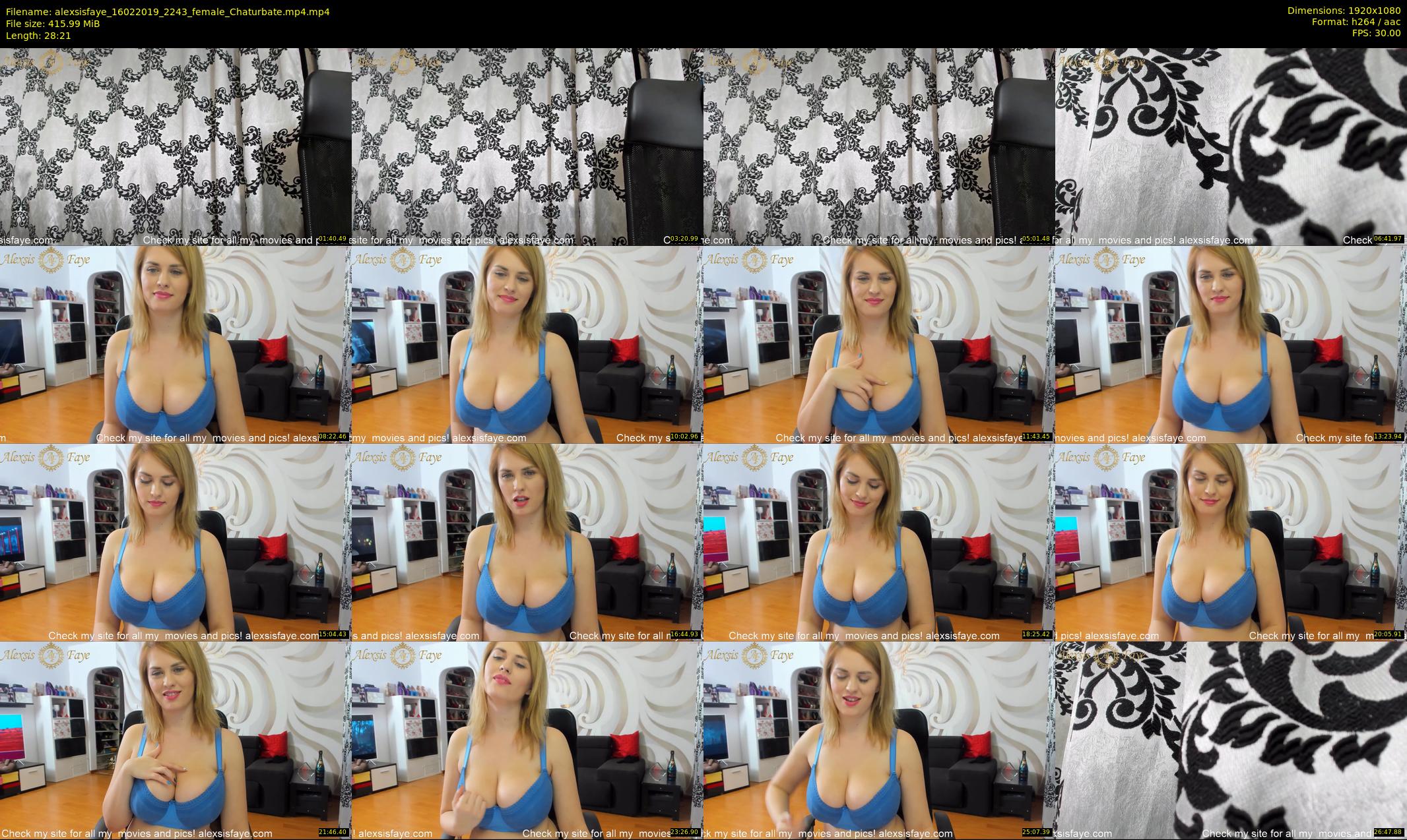 alexsisfaye — 29 minute Chaturbate female cam show recording, 1080p, Feb 16, 2019