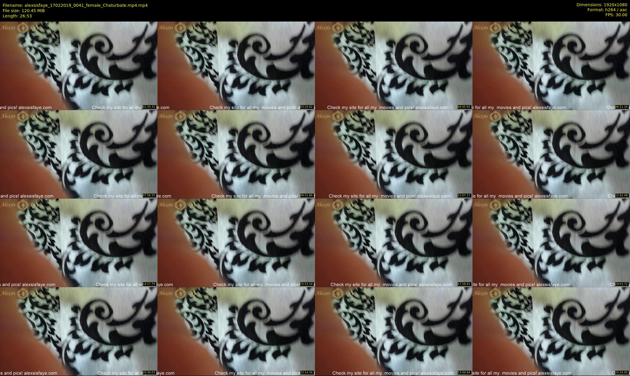 alexsisfaye — 27 minute Chaturbate female cam show recording, 1080p, Feb 17, 2019