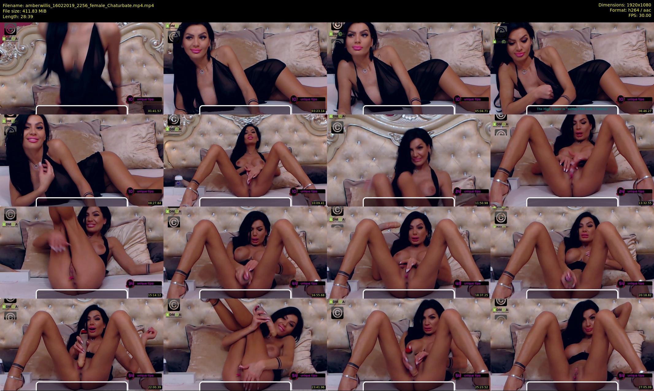 amberwillis — 29 minute Chaturbate female cam show recording, 1080p, Feb 16, 2019