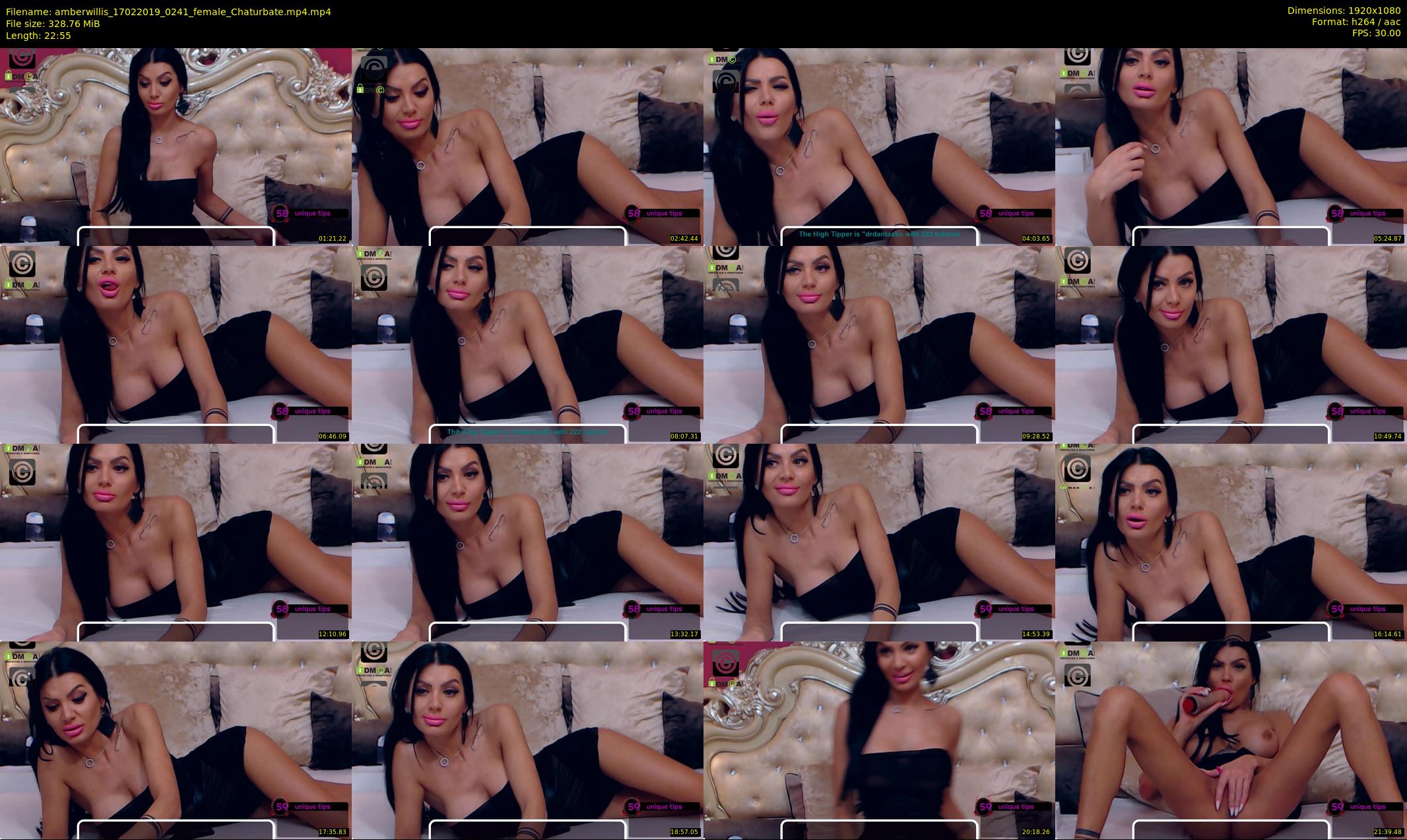 amberwillis — 23 minute Chaturbate female cam show recording, 1080p, Feb 17, 2019
