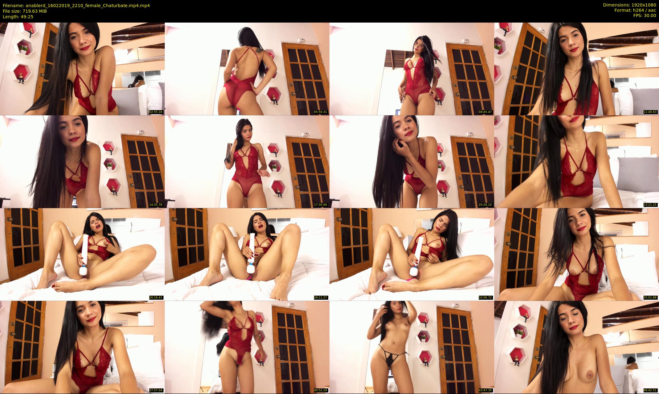 anablerd — 50 minute Chaturbate female cam show recording, 1080p, Feb 16, 2019