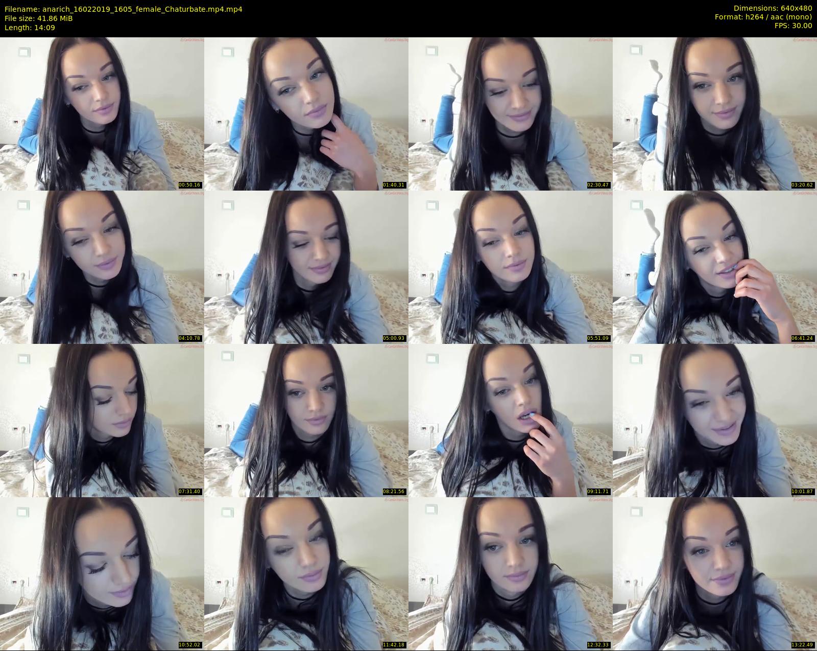 anarich — 15 minute Chaturbate female cam show recording, 480p, Feb 16, 2019