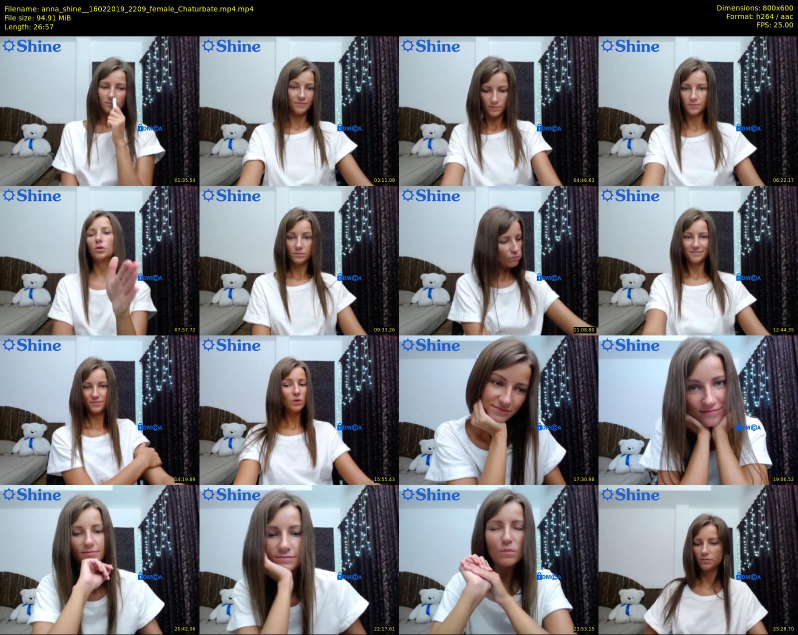 anna_shine_ — 27 minute Chaturbate female cam show recording, 480p, Feb 16, 2019