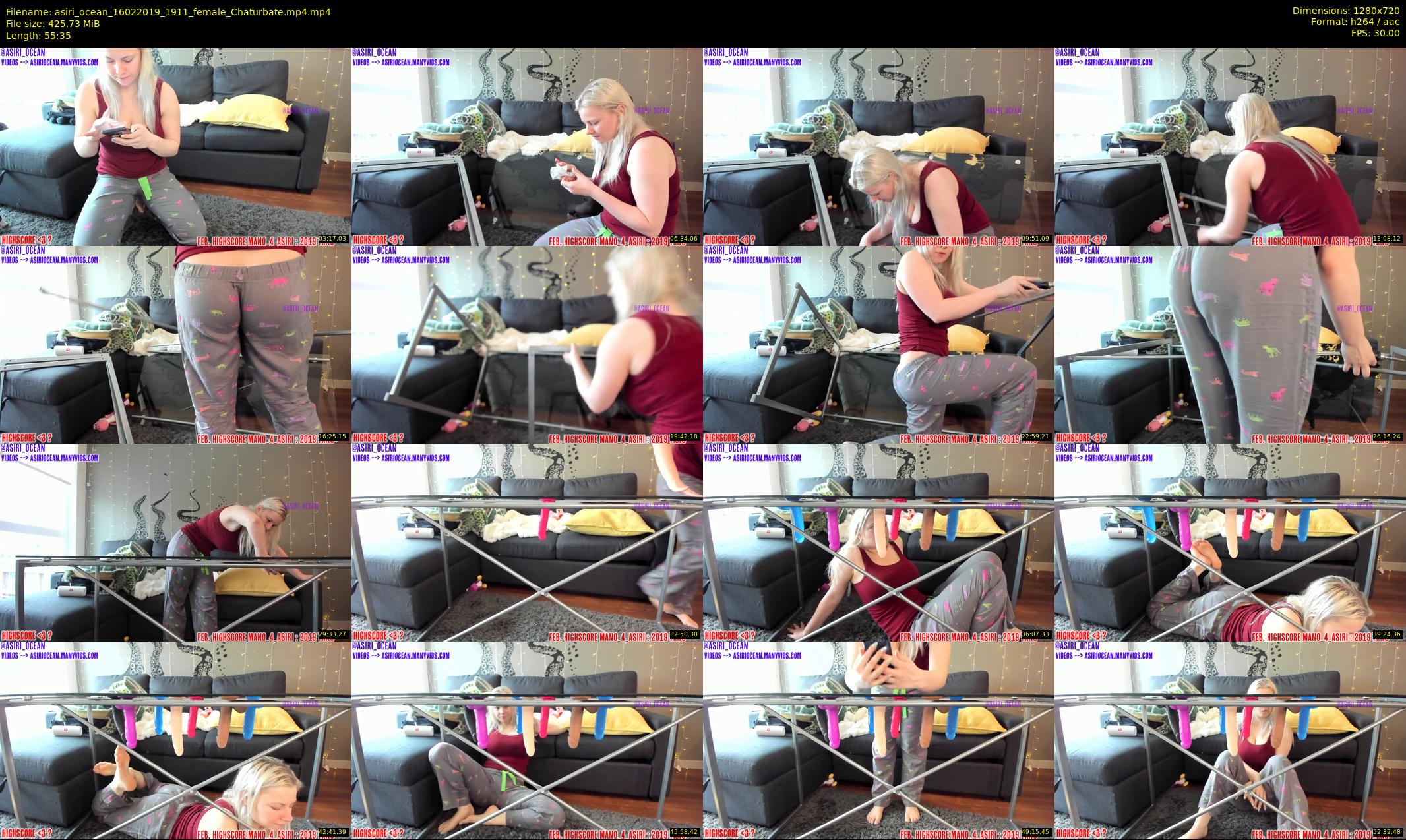 asiri_ocean — 56 minute Chaturbate female cam show recording, 720p, Feb 16, 2019
