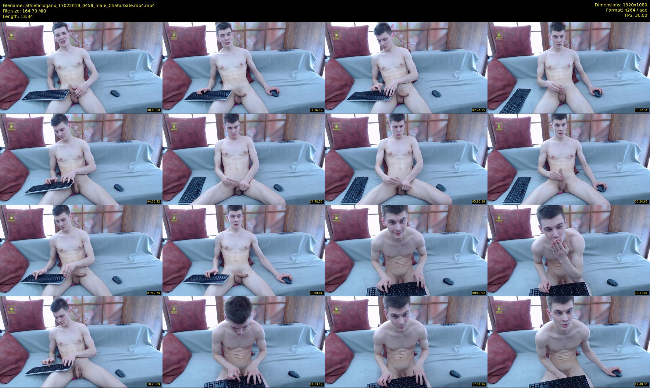 athleticloganx — 14 minute Chaturbate male cam show recording, 1080p, Feb 17, 2019