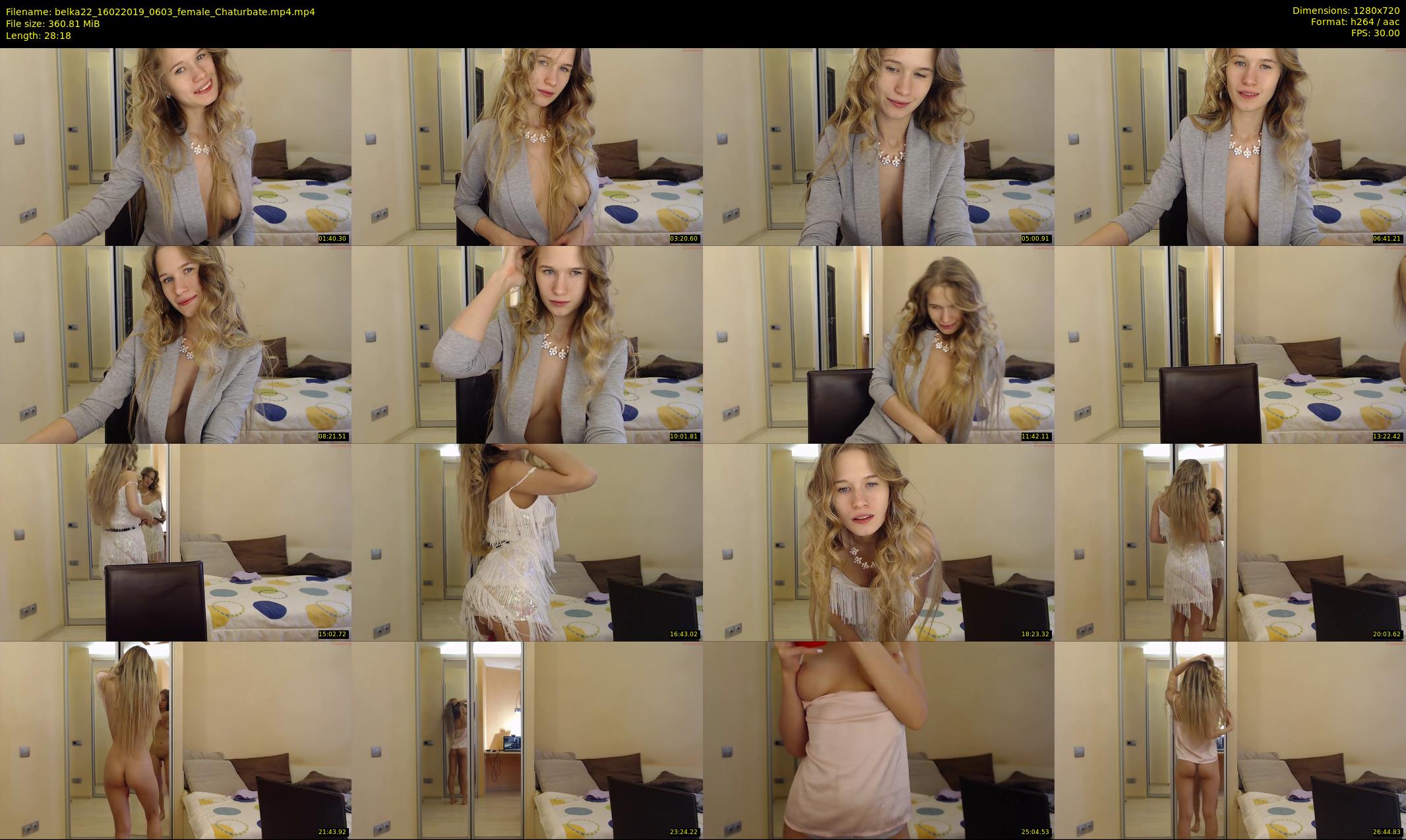 belka22 — 29 minute Chaturbate female cam show recording, 720p, Feb 16, 2019