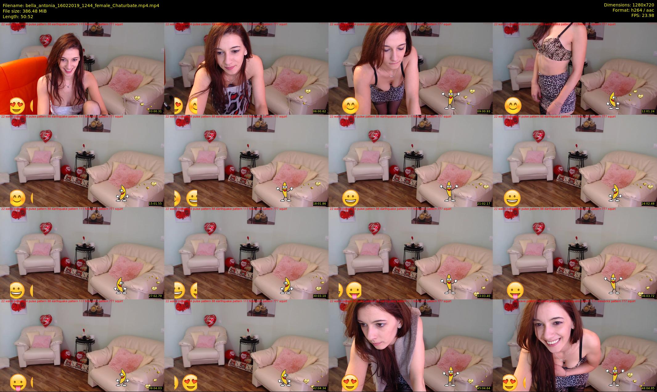 bella_antonia — 51 minute Chaturbate female cam show recording, 720p, Feb 16, 2019
