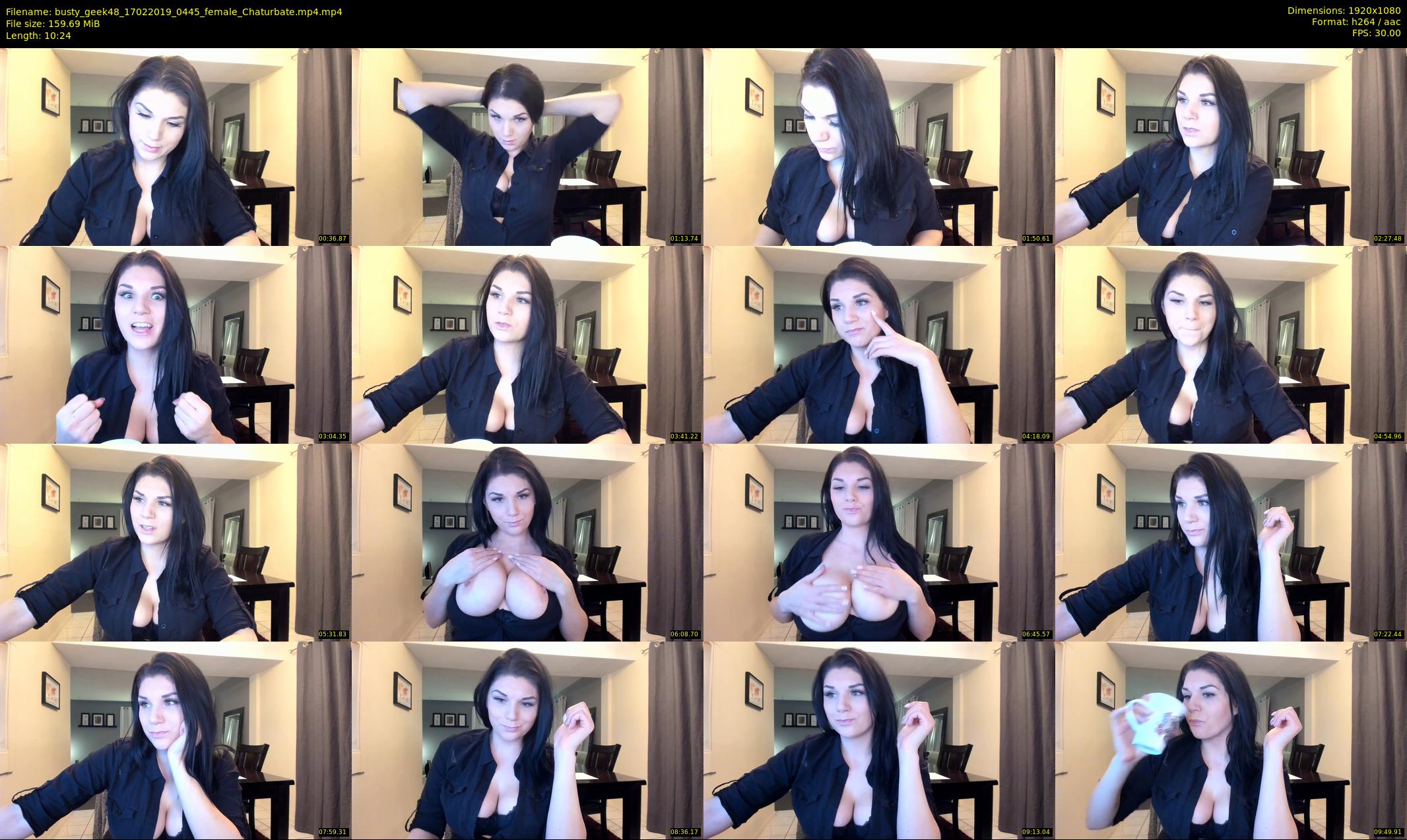 busty_geek48 — 11 minute Chaturbate female cam show recording, 1080p, Feb 17, 2019