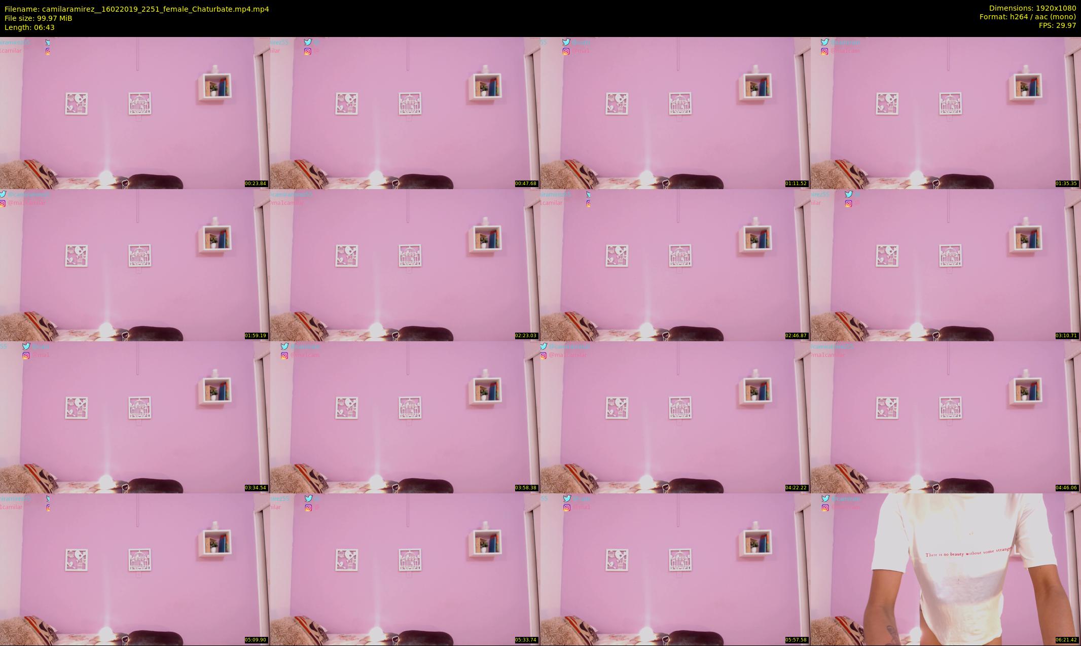 camilaramirez_ — 7 minute Chaturbate female cam show recording, 1080p, Feb 16, 2019