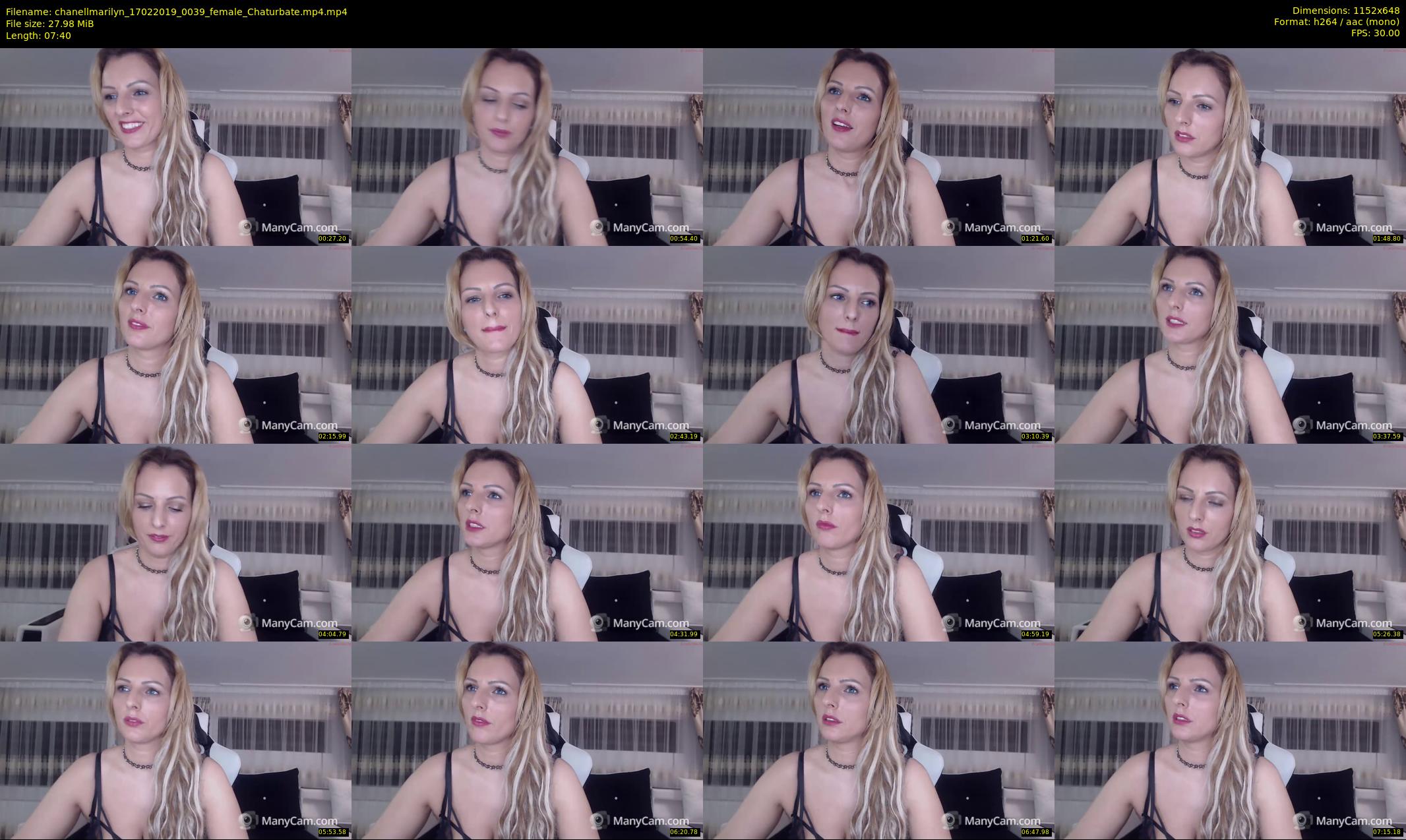 chanellmarilyn — 8 minute Chaturbate female cam show recording, 480p, Feb 17, 2019