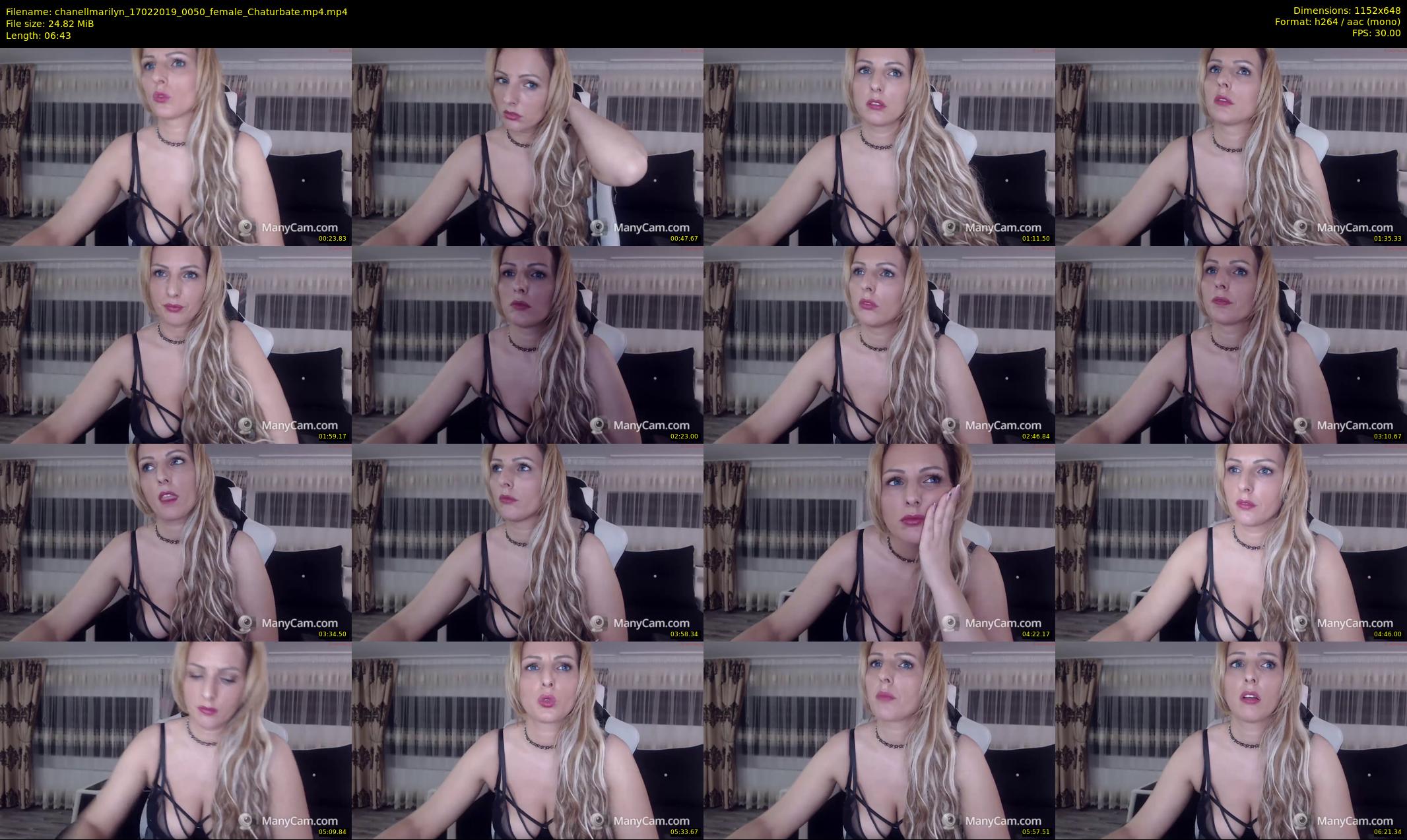 chanellmarilyn — 7 minute Chaturbate female cam show recording, 480p, Feb 17, 2019