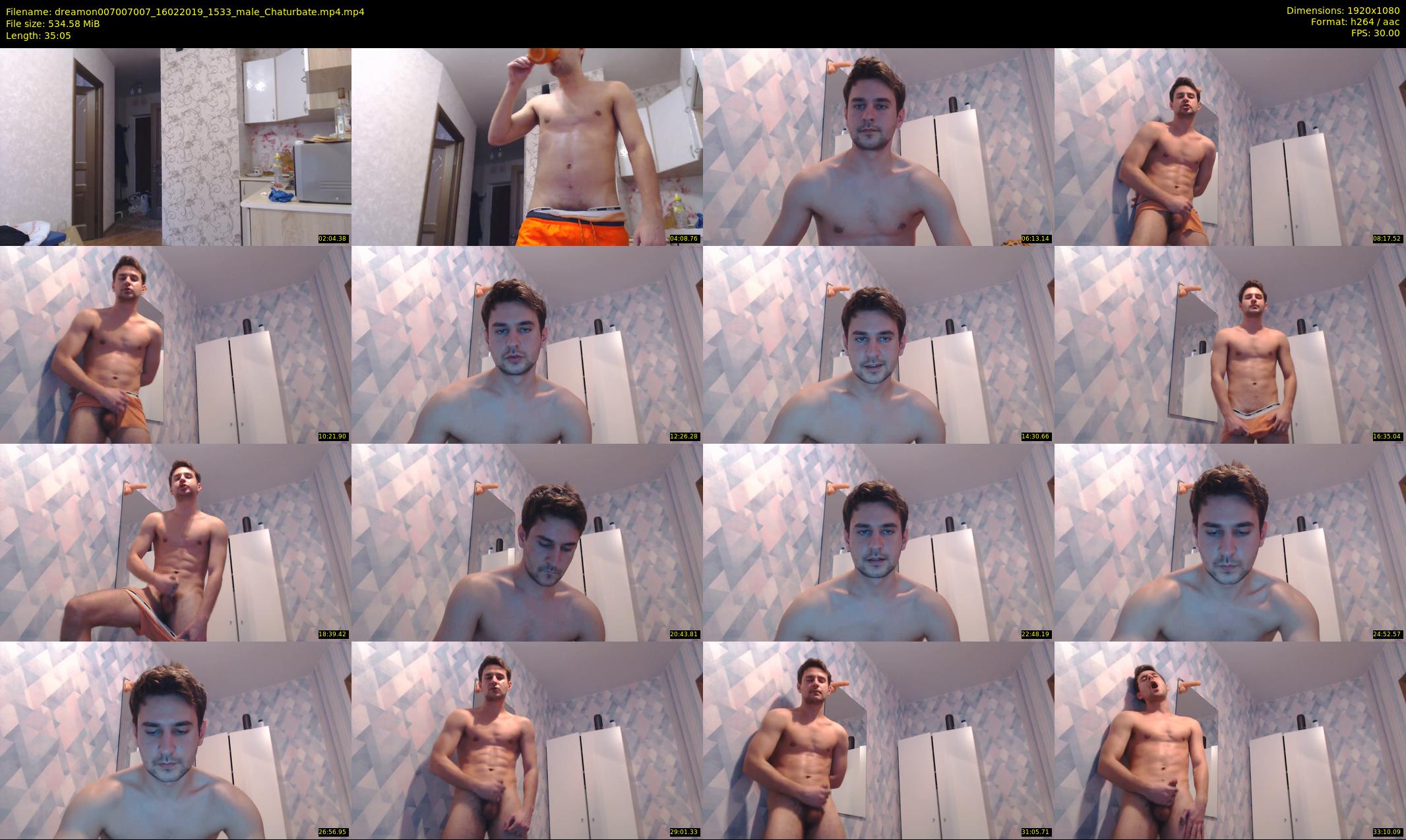 dreamon007007007 — 36 minute Chaturbate male cam show recording, 1080p, Feb 16, 2019