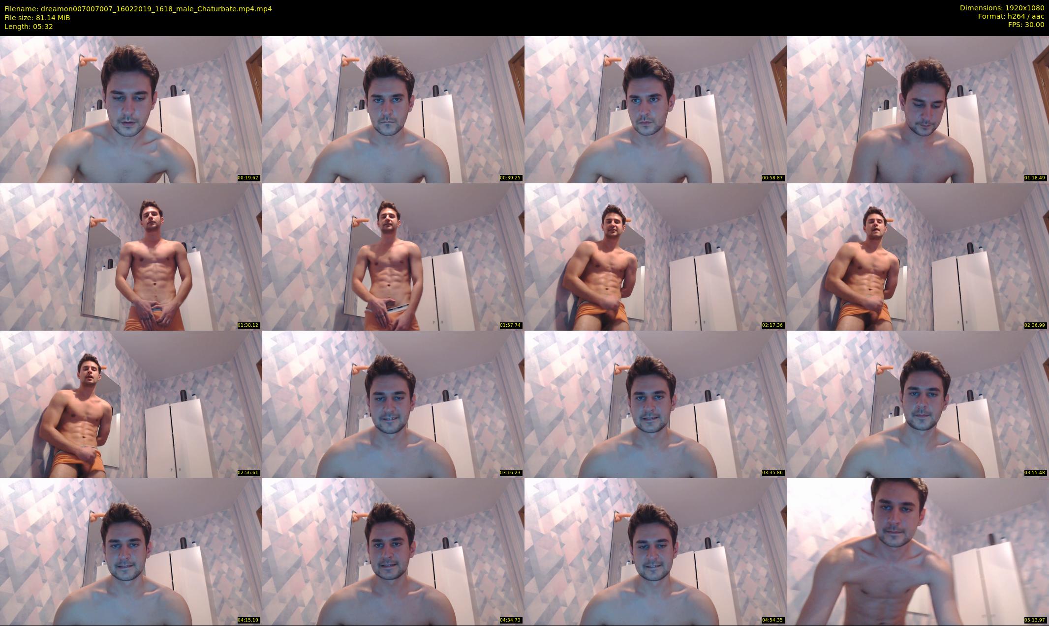 dreamon007007007 — 6 minute Chaturbate male cam show recording, 1080p, Feb 16, 2019