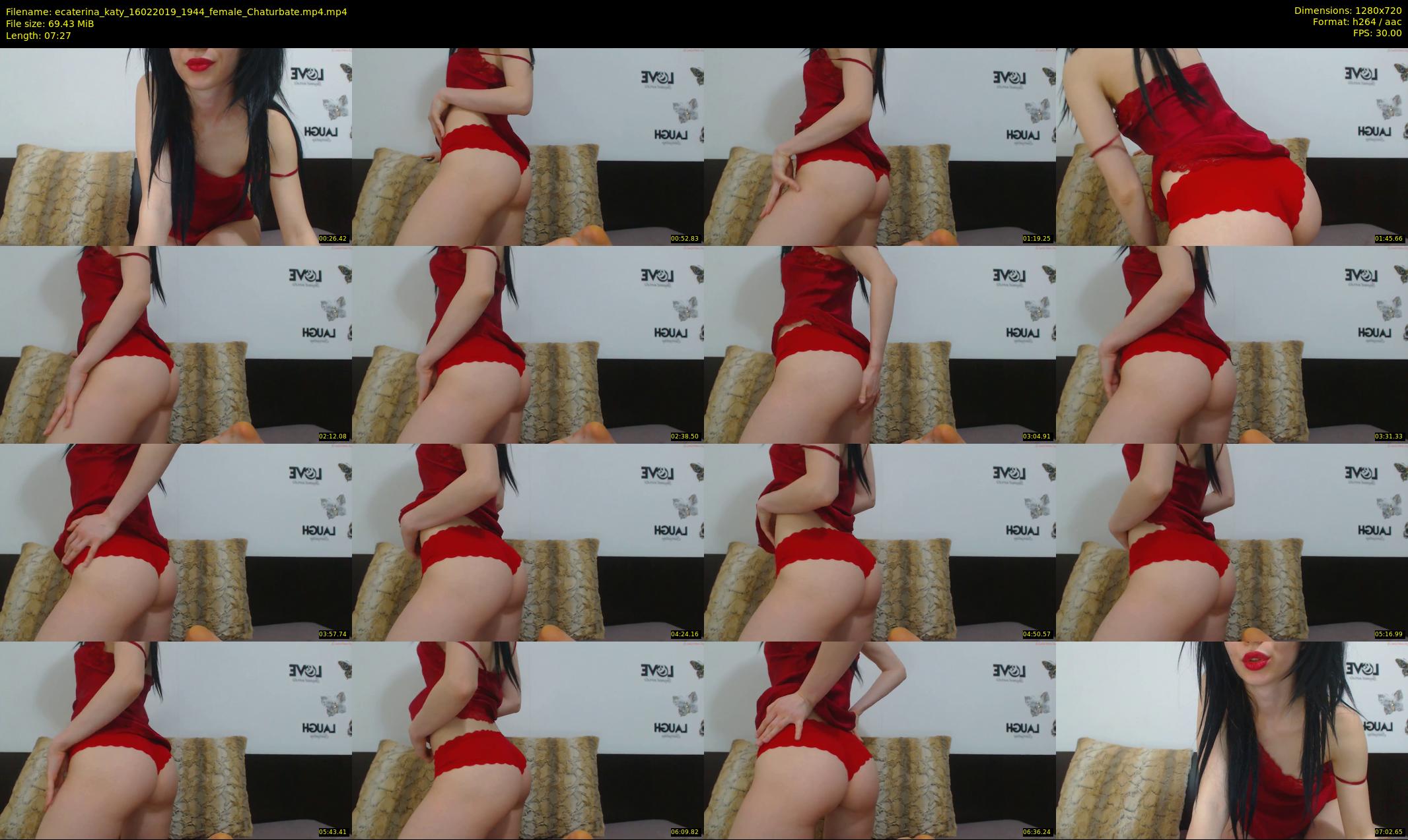 ecaterina_katy — 8 minute Chaturbate female cam show recording, 720p, Feb 16, 2019