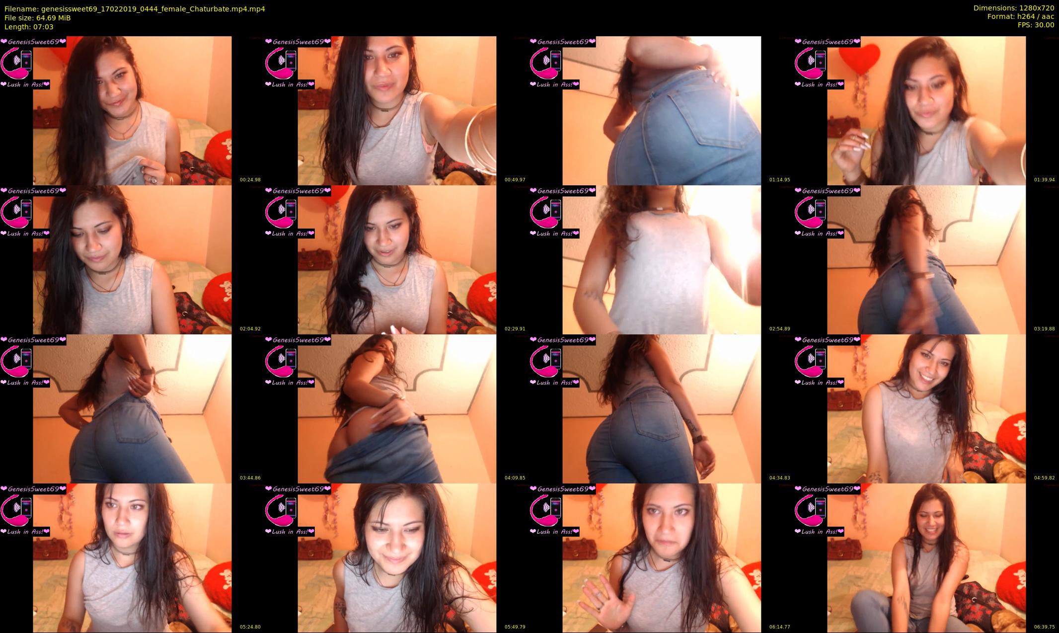 genesissweet69 — 8 minute Chaturbate couple cam show recording, 720p, Feb 17, 2019