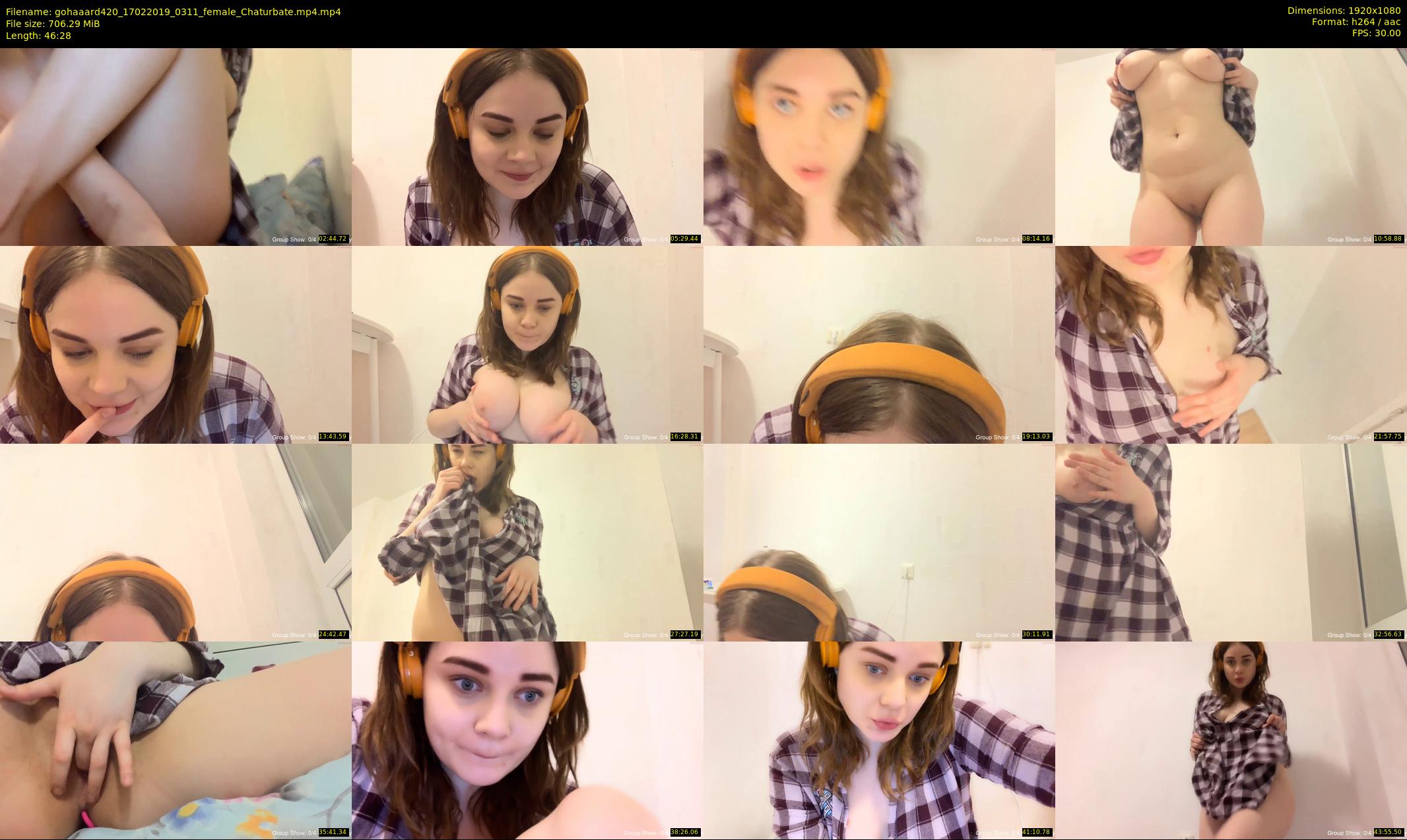 gohaaard420 — 47 minute Chaturbate female cam show recording, 1080p, Feb 17, 2019