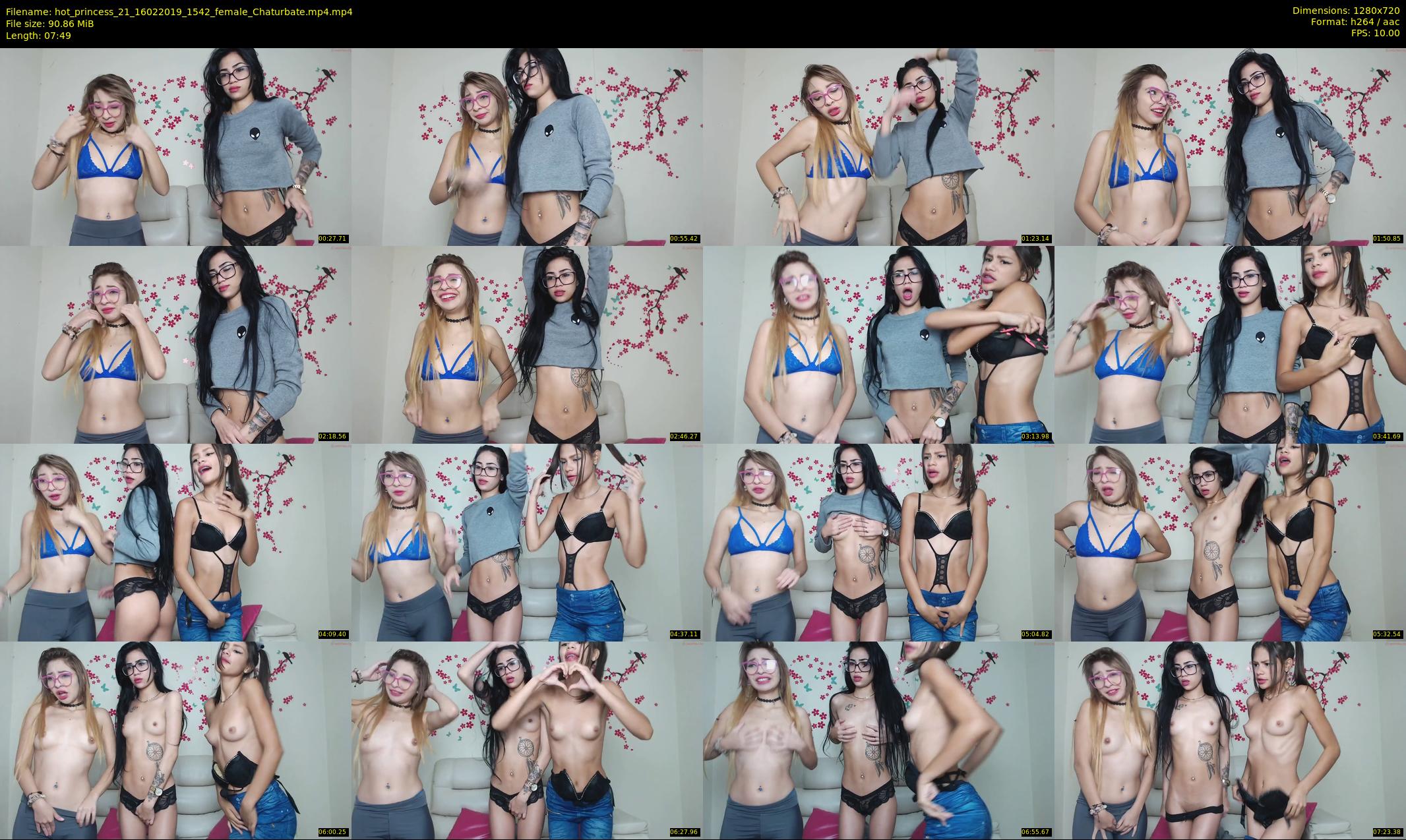 hot_princess_21 — 8 minute Chaturbate female cam show recording, 720p, Feb 16, 2019