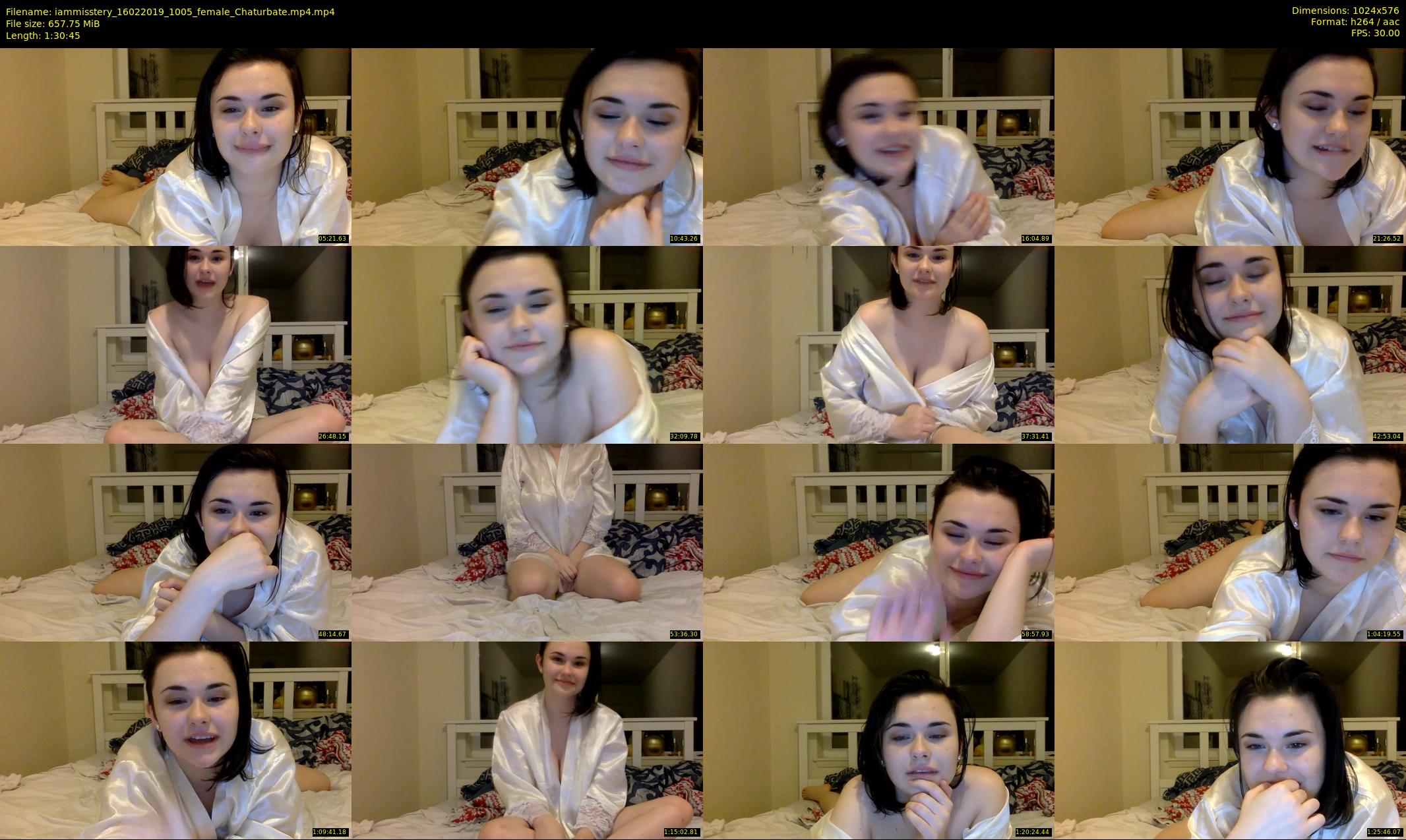 iammisstery — 91 minute Chaturbate female cam show recording, 480p, Feb 16, 2019