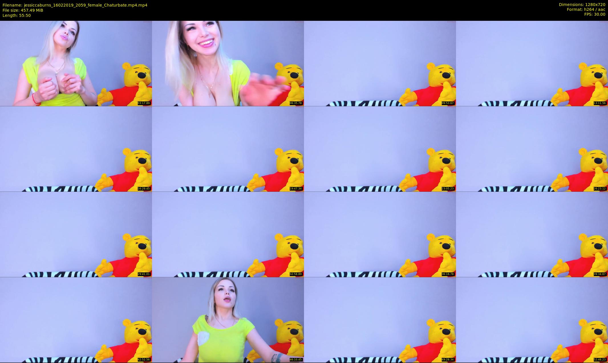 jessiccaburns — 56 minute Chaturbate female cam show recording, 720p, Feb 16, 2019