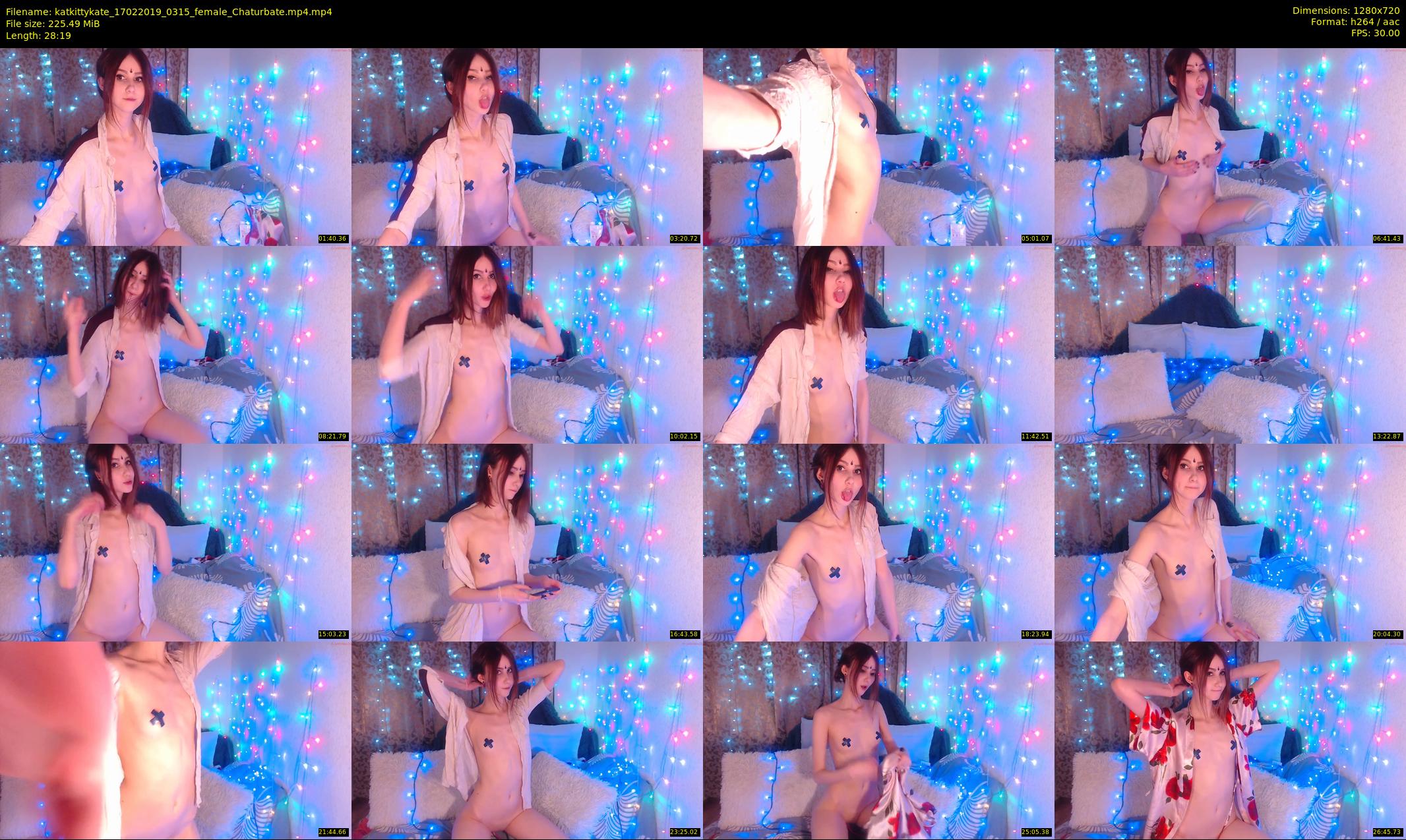 katkittykate — 29 minute Chaturbate female cam show recording, 720p, Feb 17, 2019