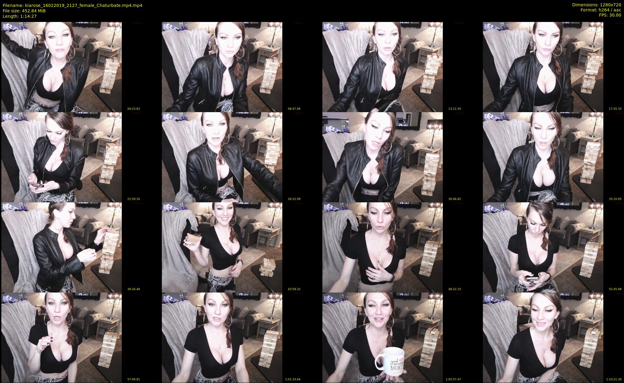 kiarose — 75 minute Chaturbate female cam show recording, 720p, Feb 16, 2019