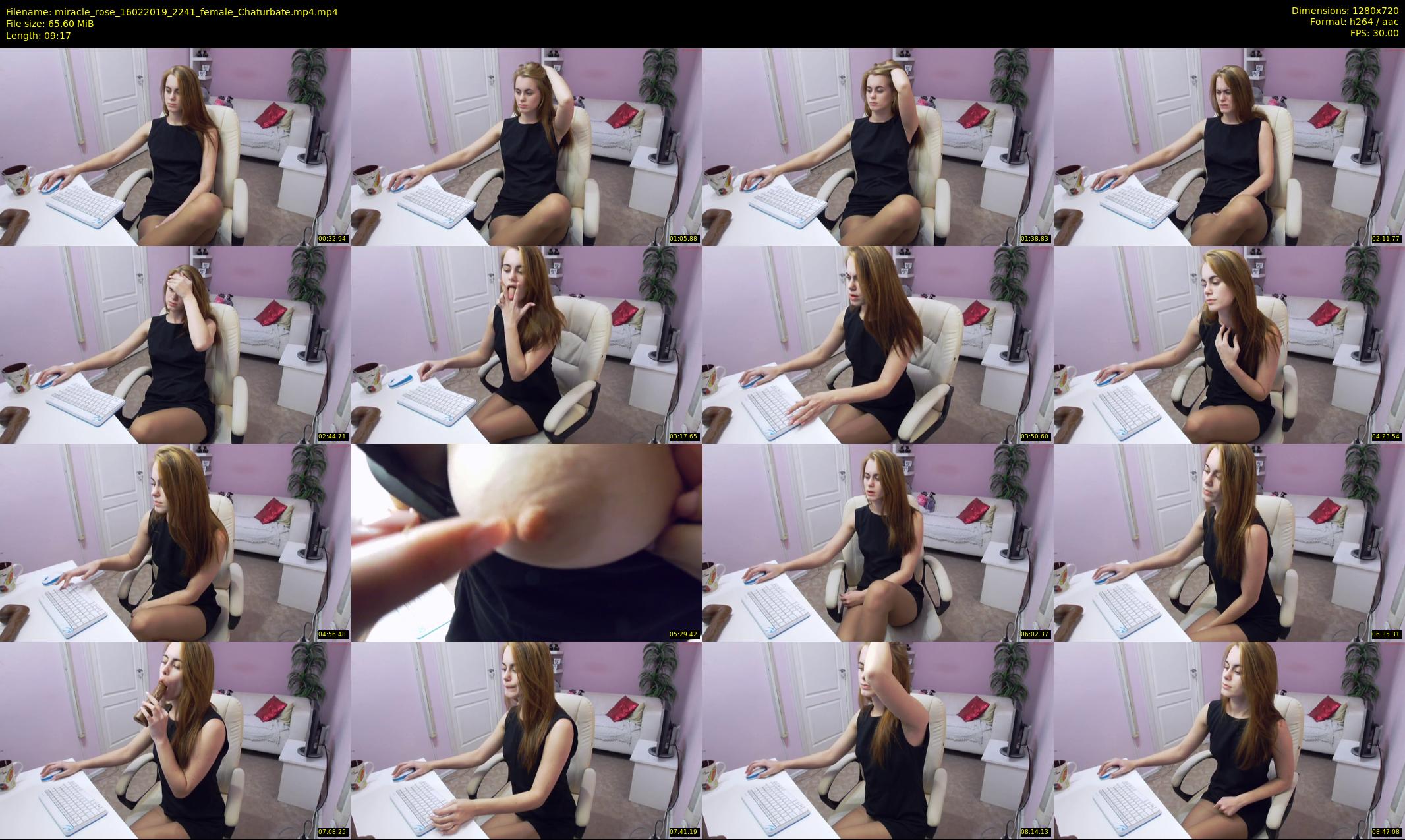 miracle_rose — 10 minute Chaturbate female cam show recording, 720p, Feb 16, 2019