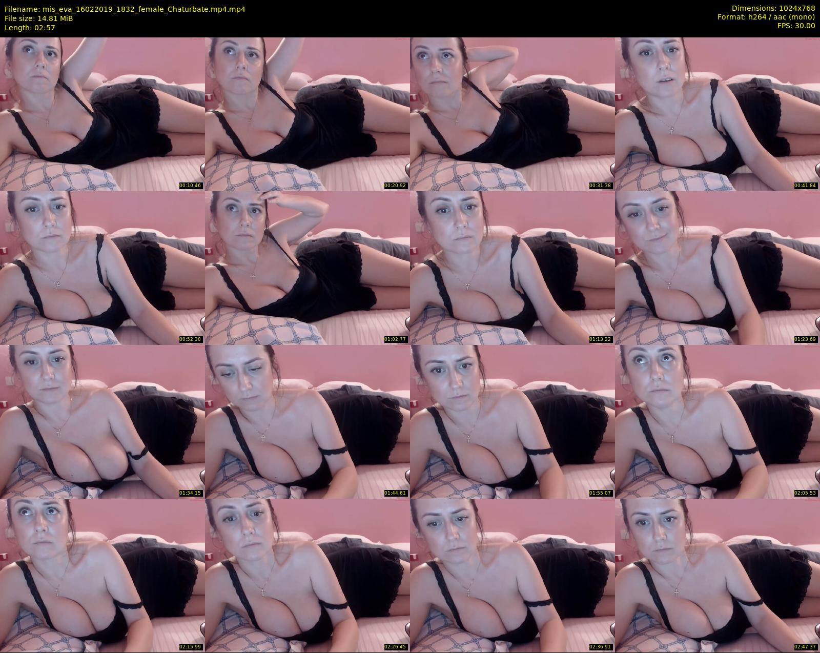 mis_eva — 3 minute Chaturbate female cam show recording, 720p, Feb 16, 2019