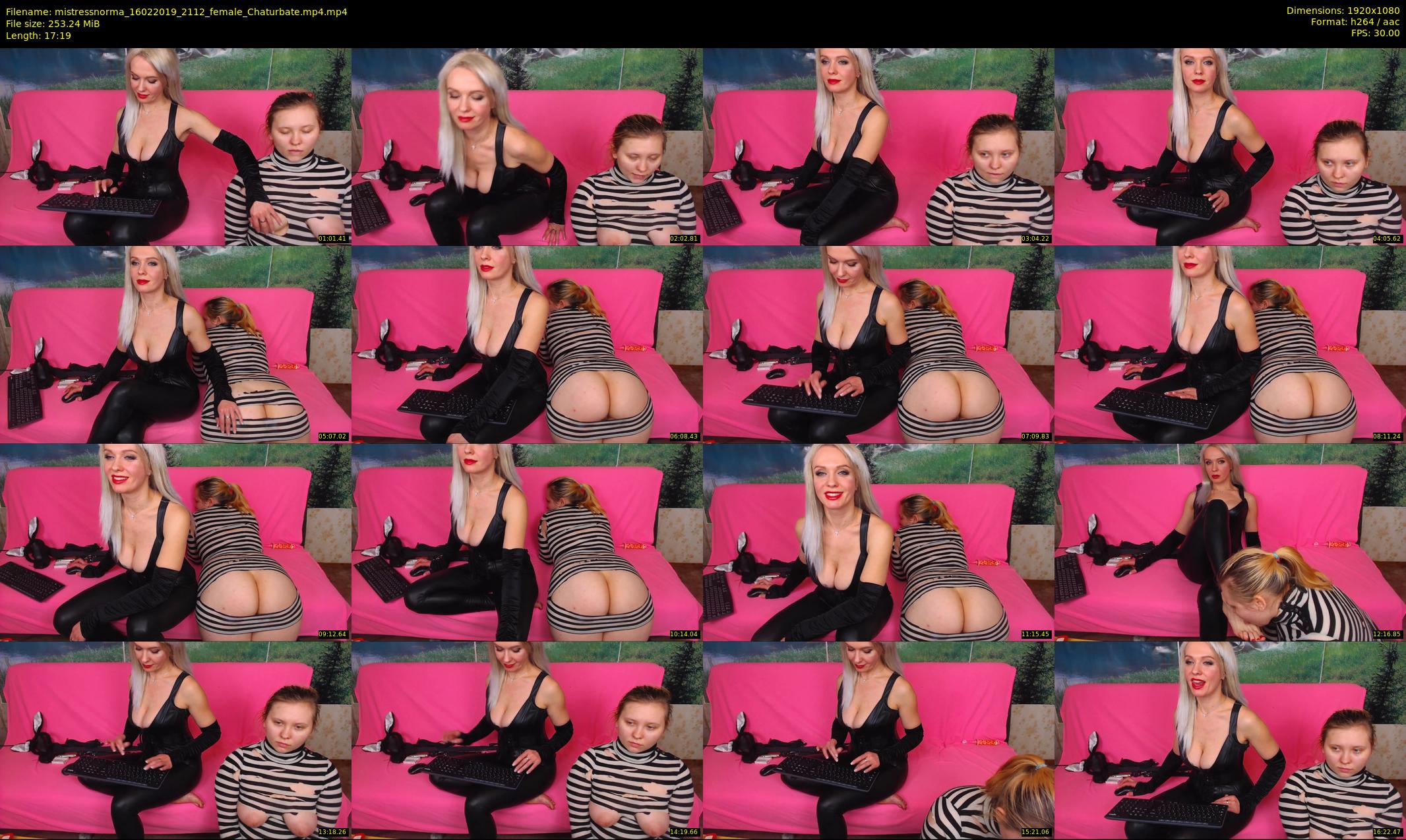 mistressnorma — 18 minute Chaturbate female cam show recording, 1080p, Feb 16, 2019