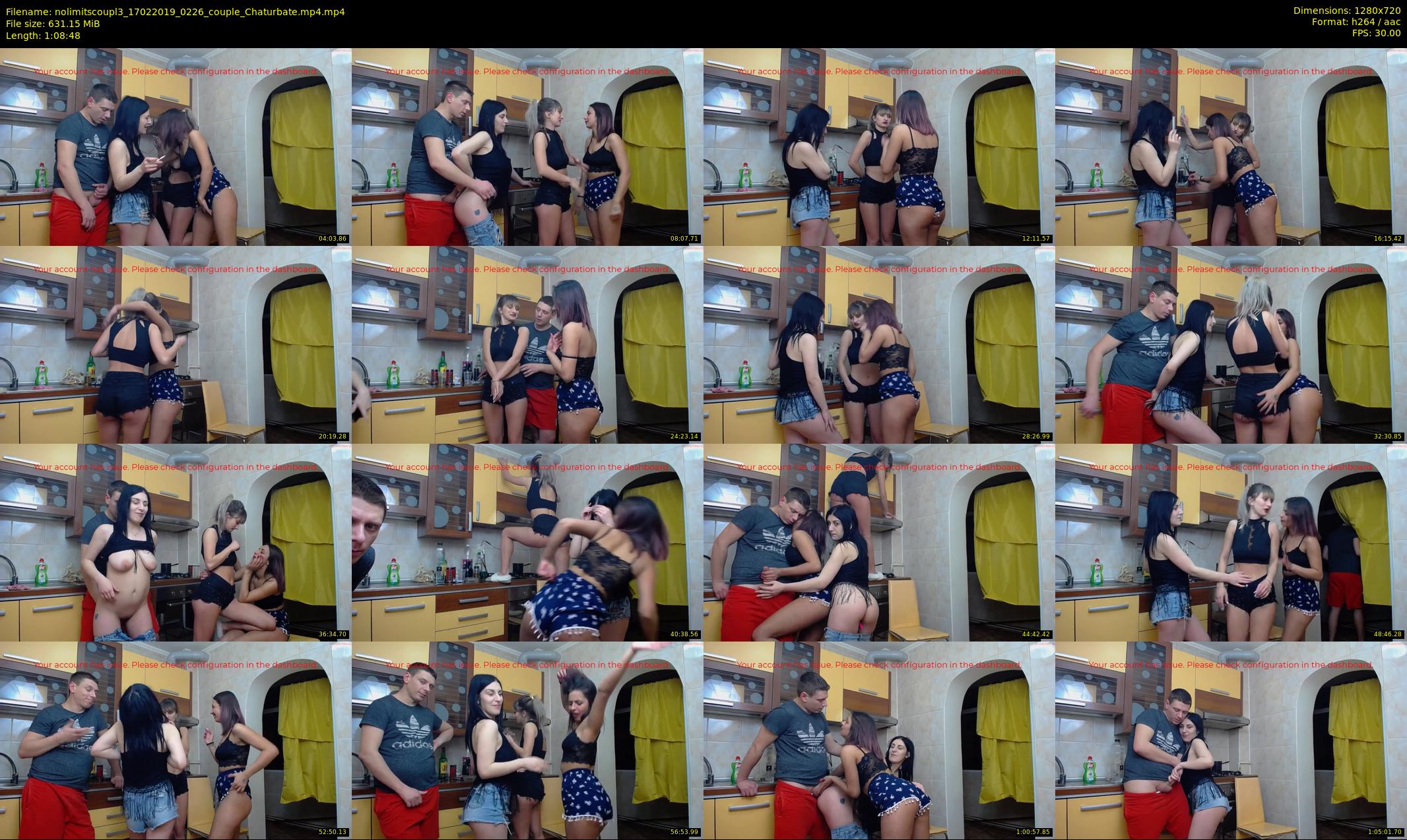 nolimitscoupl3 — 69 minute Chaturbate couple cam show recording, 720p, Feb 17, 2019